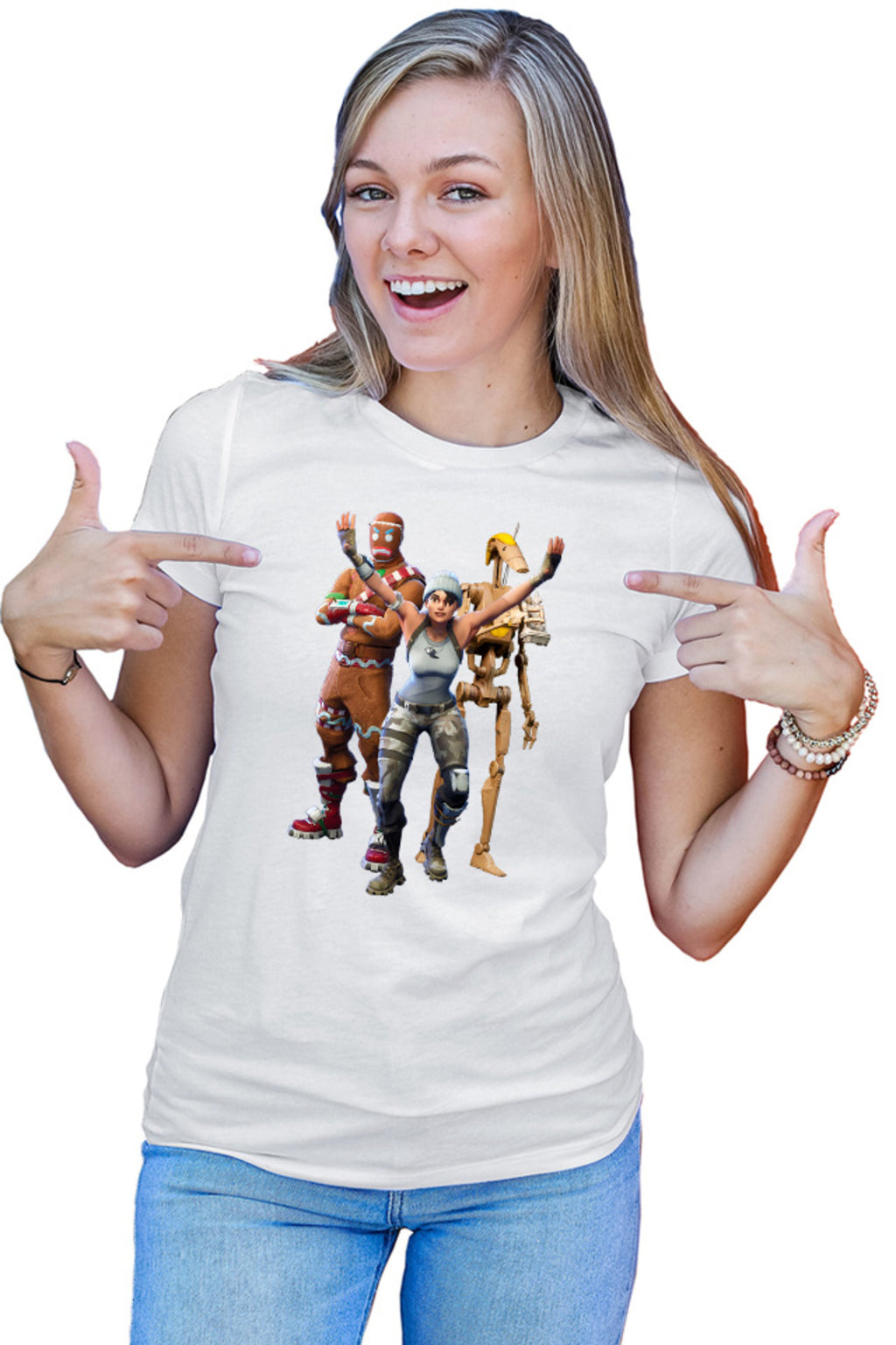 Tricou dama Fortnite Happy Esports Star Wars Droid