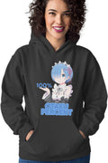 Hanorac dama Re Zero REM Otaku Percentage Maiden Kawaii Technics