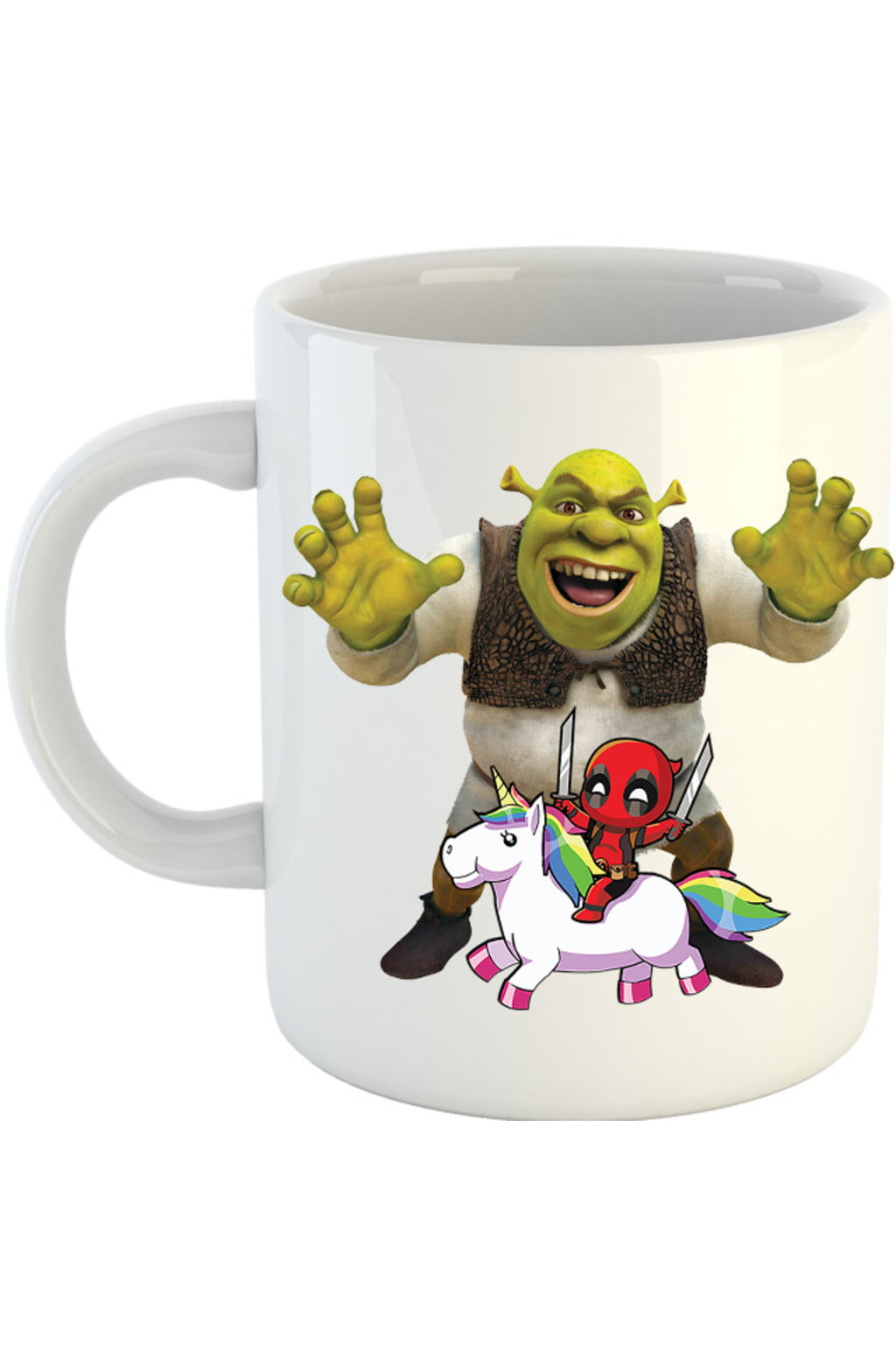 Cana Shrek Deadpool Scary Unicorn, alba, 330 ml