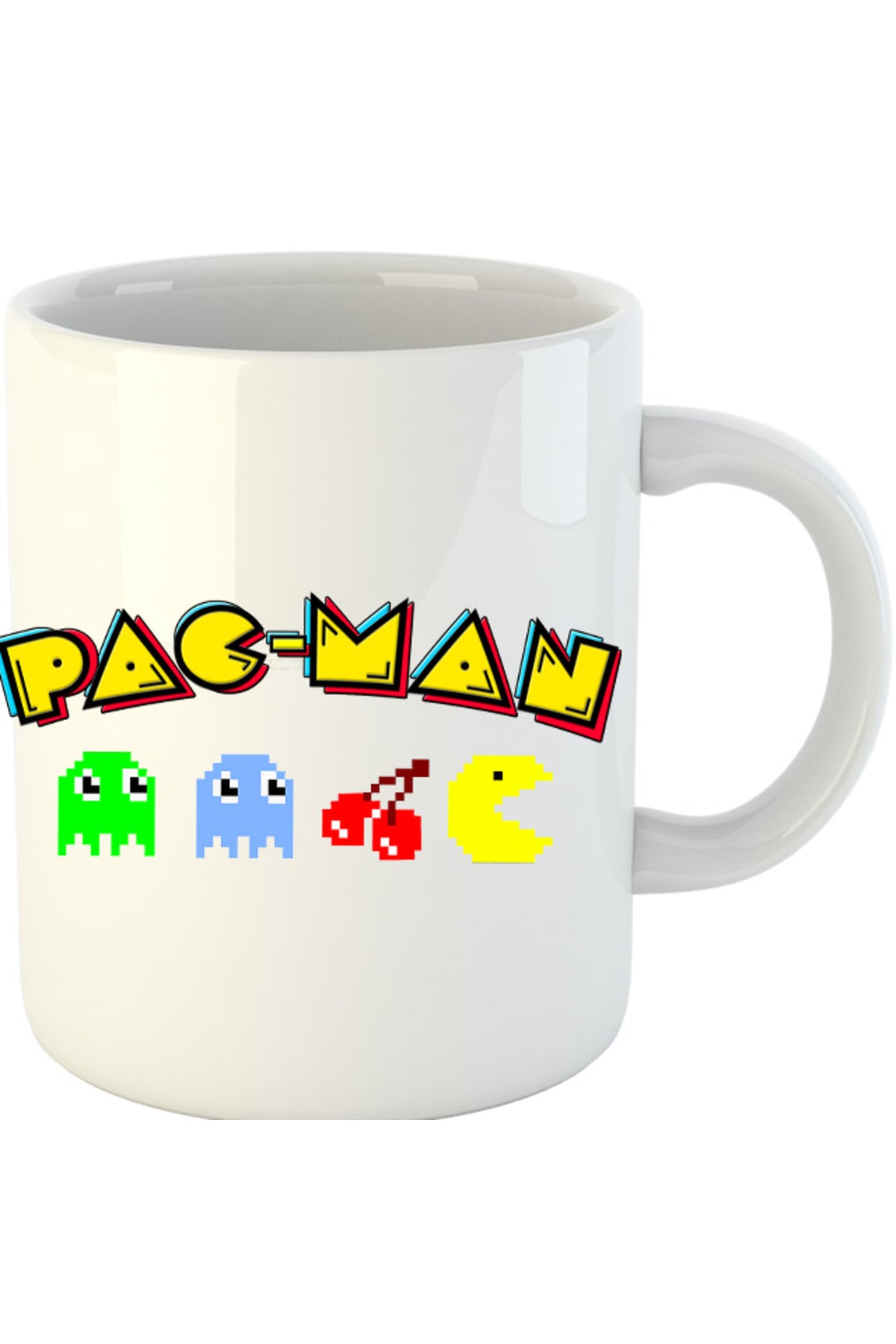 Cana Pac Man Arena Game Pixels Vintage, alba, 330 ml