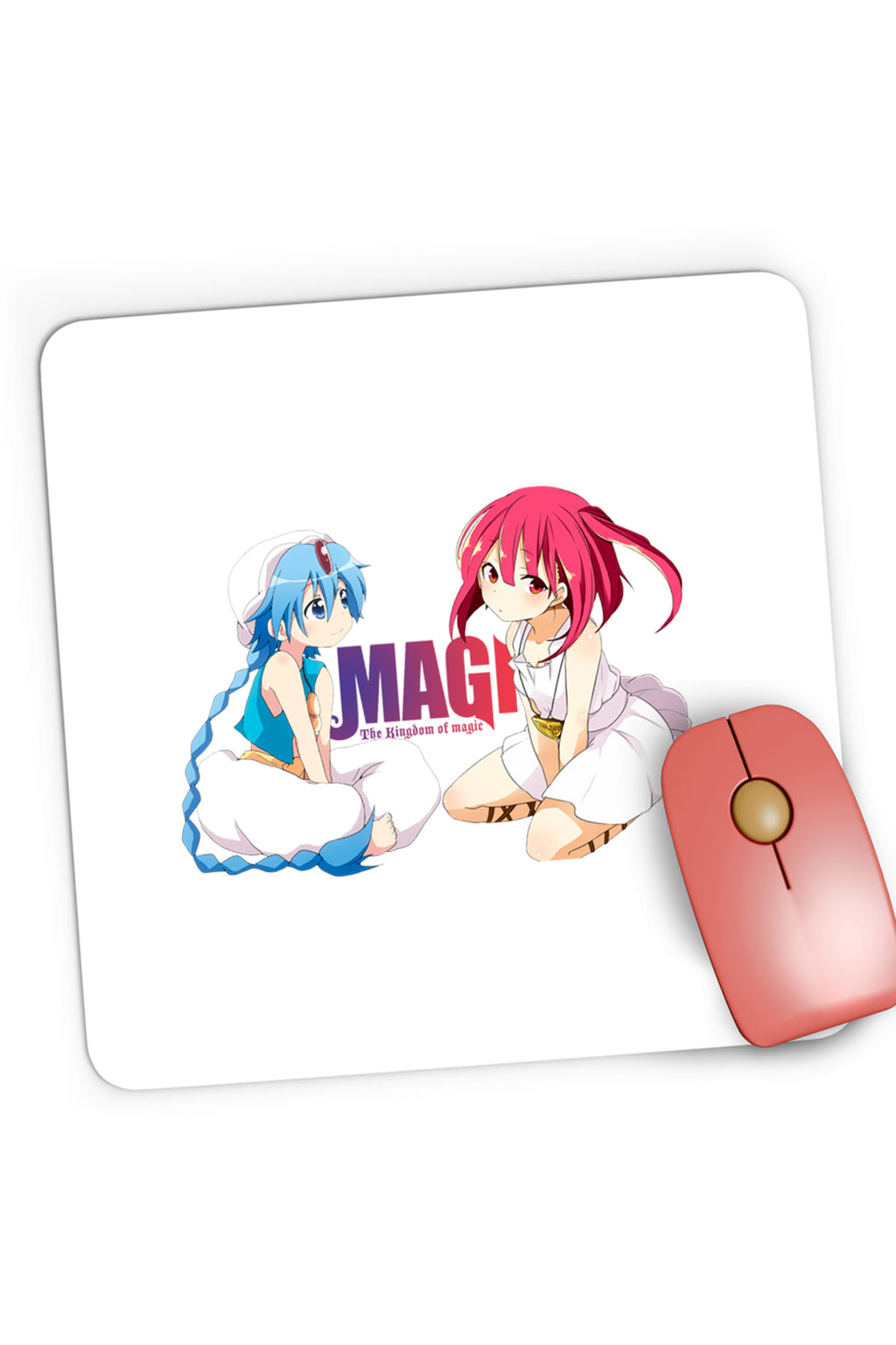 Mousepad Gaming Magi The Labyrinth of Magic Alladin Morgiana Sitting, 21x19 cm