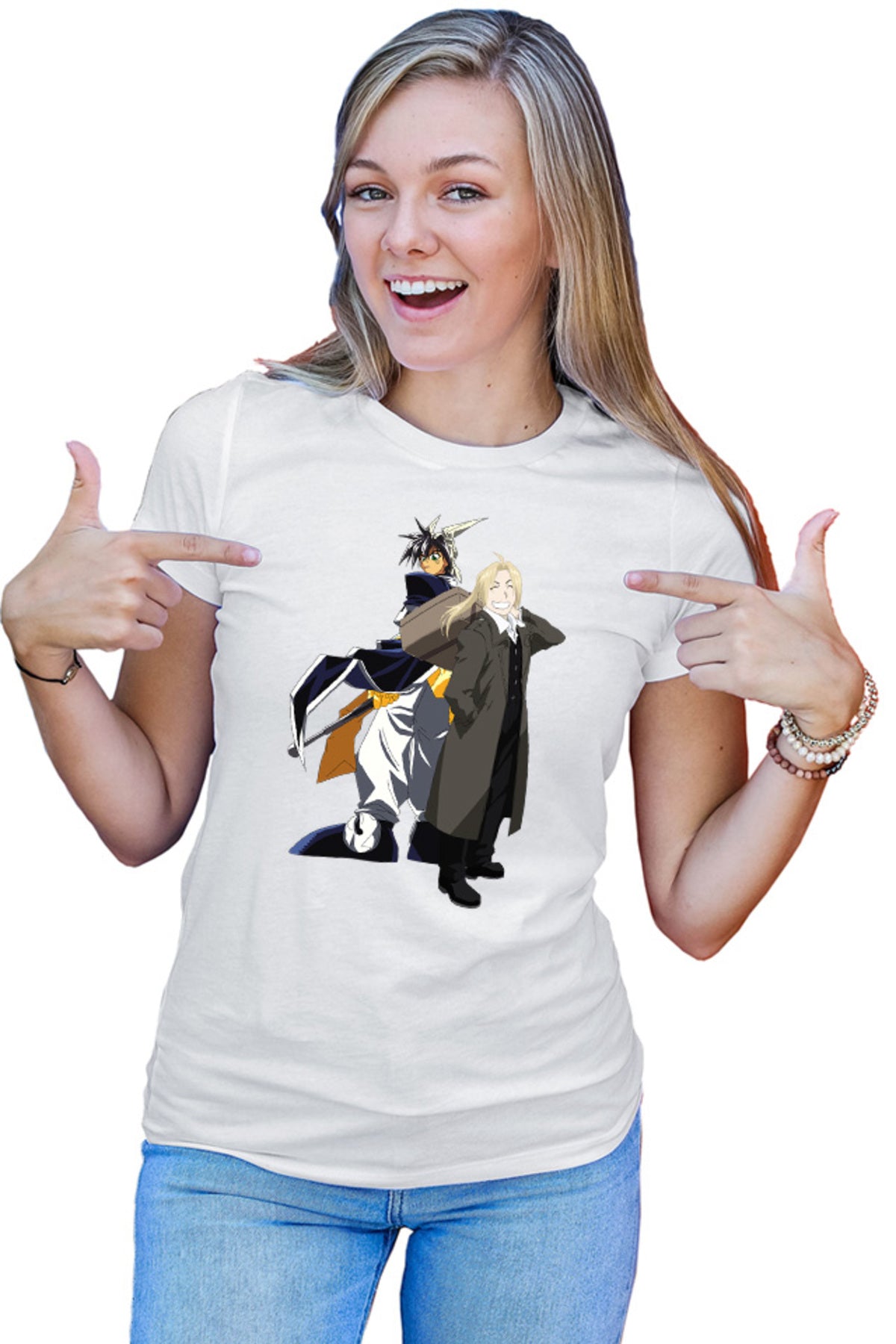 Tricou dama Hoshin Engi Taikoubou Edward Full Metal Alchemist Magic God Alchemy
