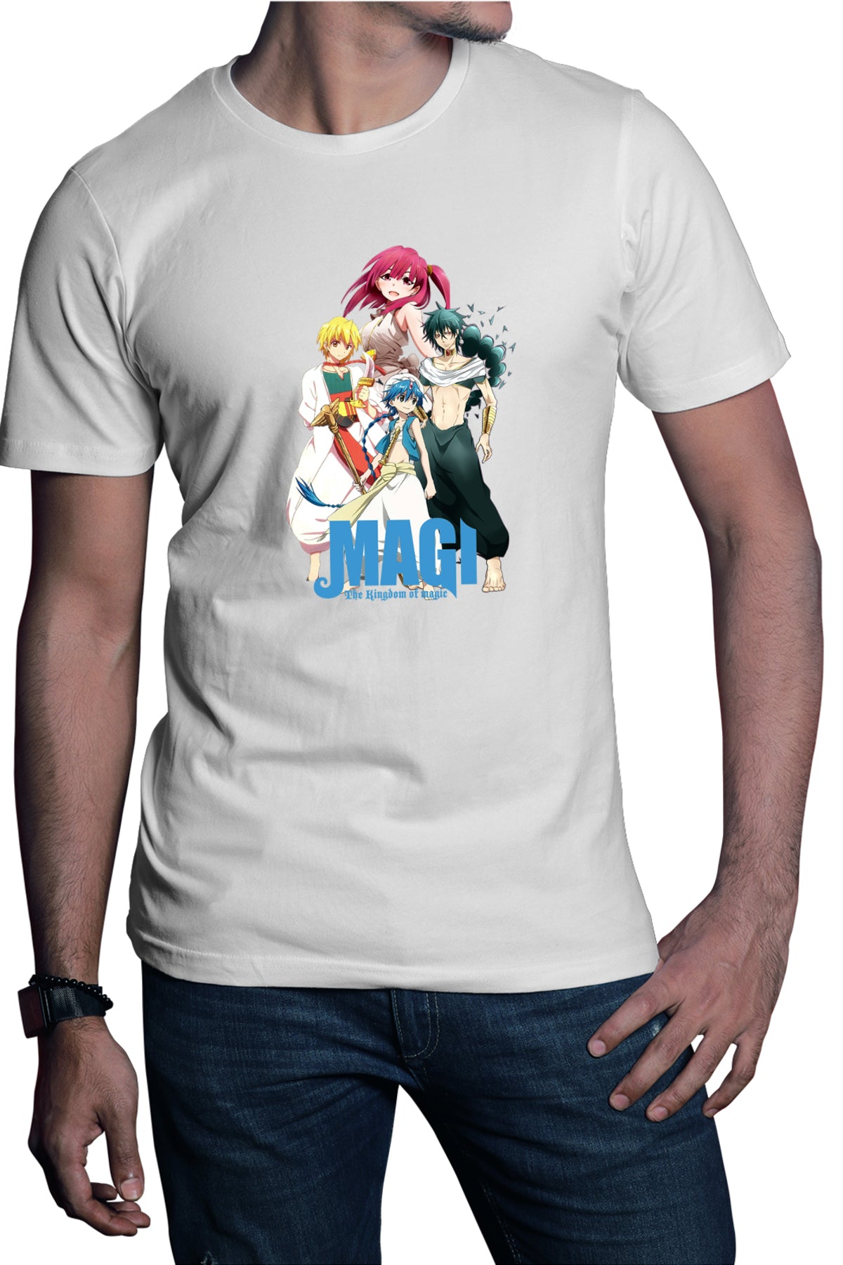 Tricou barbati Magi The Labyrinth of Magic Alladin Friends Anime