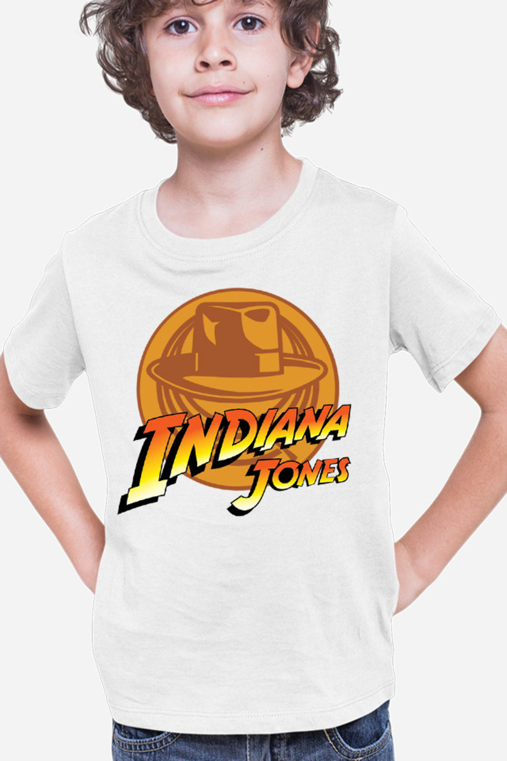 Tricou copii Indiana Jones Logo TV Series Cool Savana Texas US