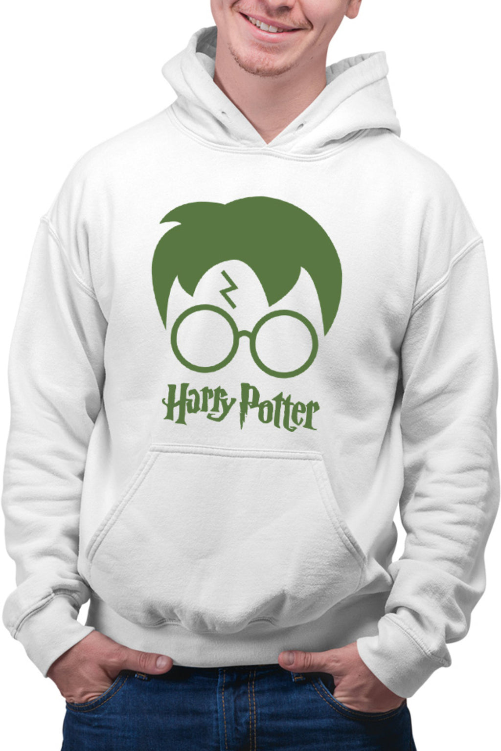 Hanorac barbati Harry Potter Logo Hair Style Glasses