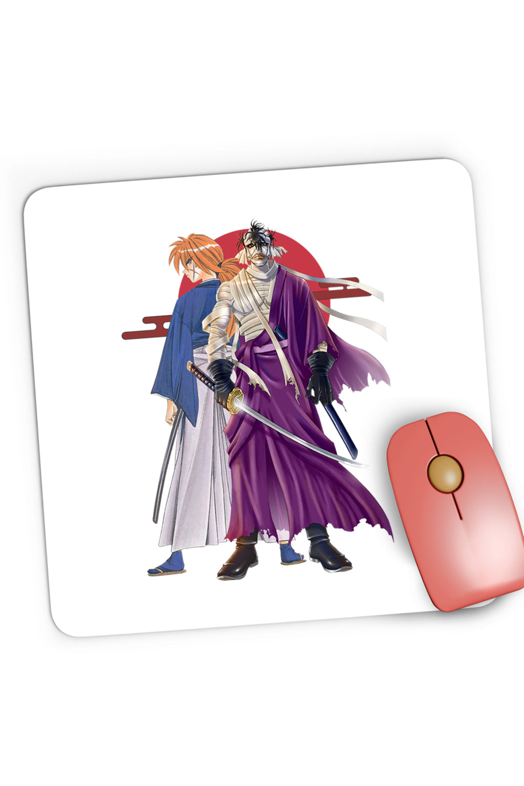 Mousepad Gaming Rurouni Kenshin Anime Top Antagonist, 21x19 cm
