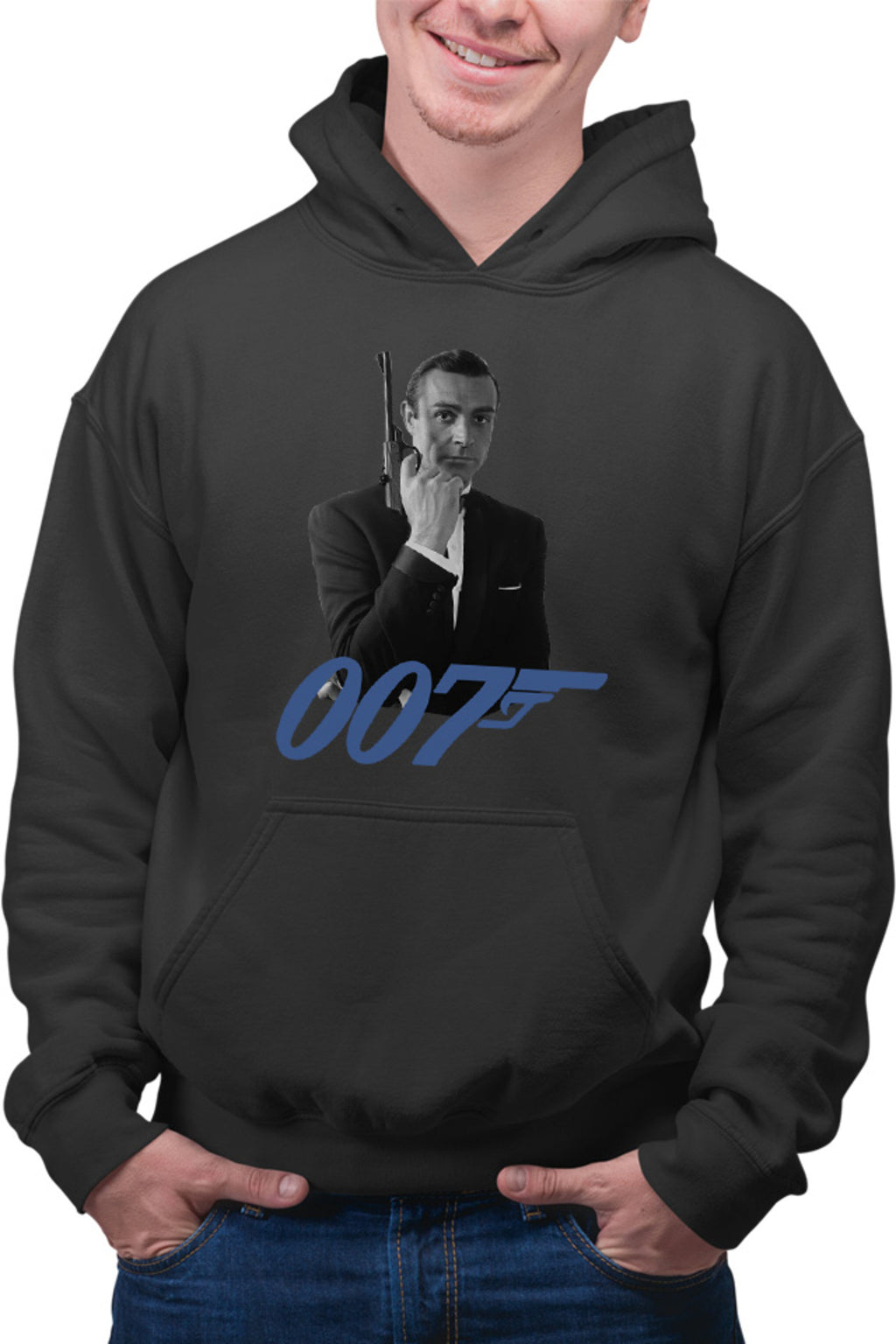 Hanorac barbati James Bond 007 Logo Vintage Old Movie Alpha