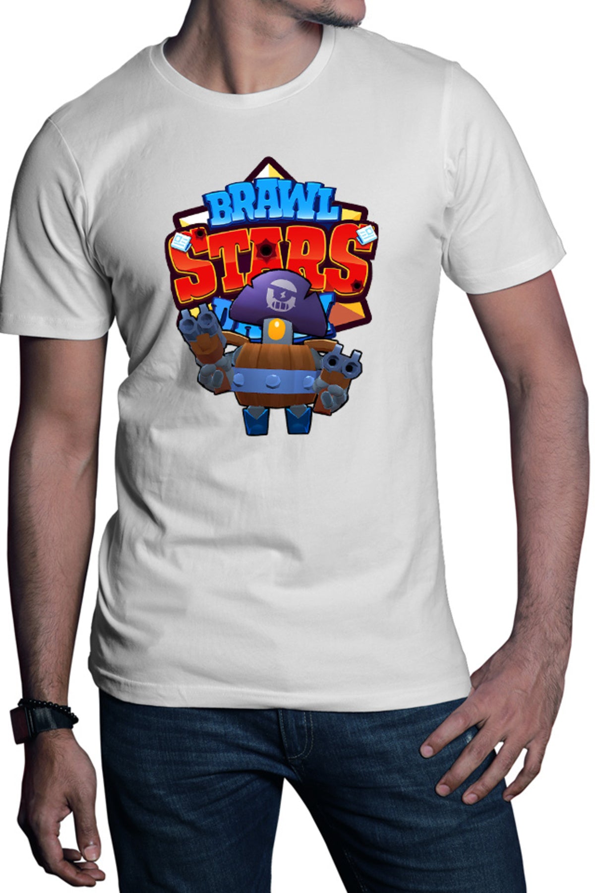 Tricou barbati Brawl Stars Mini Robot Daily Missions Quest Battlepass