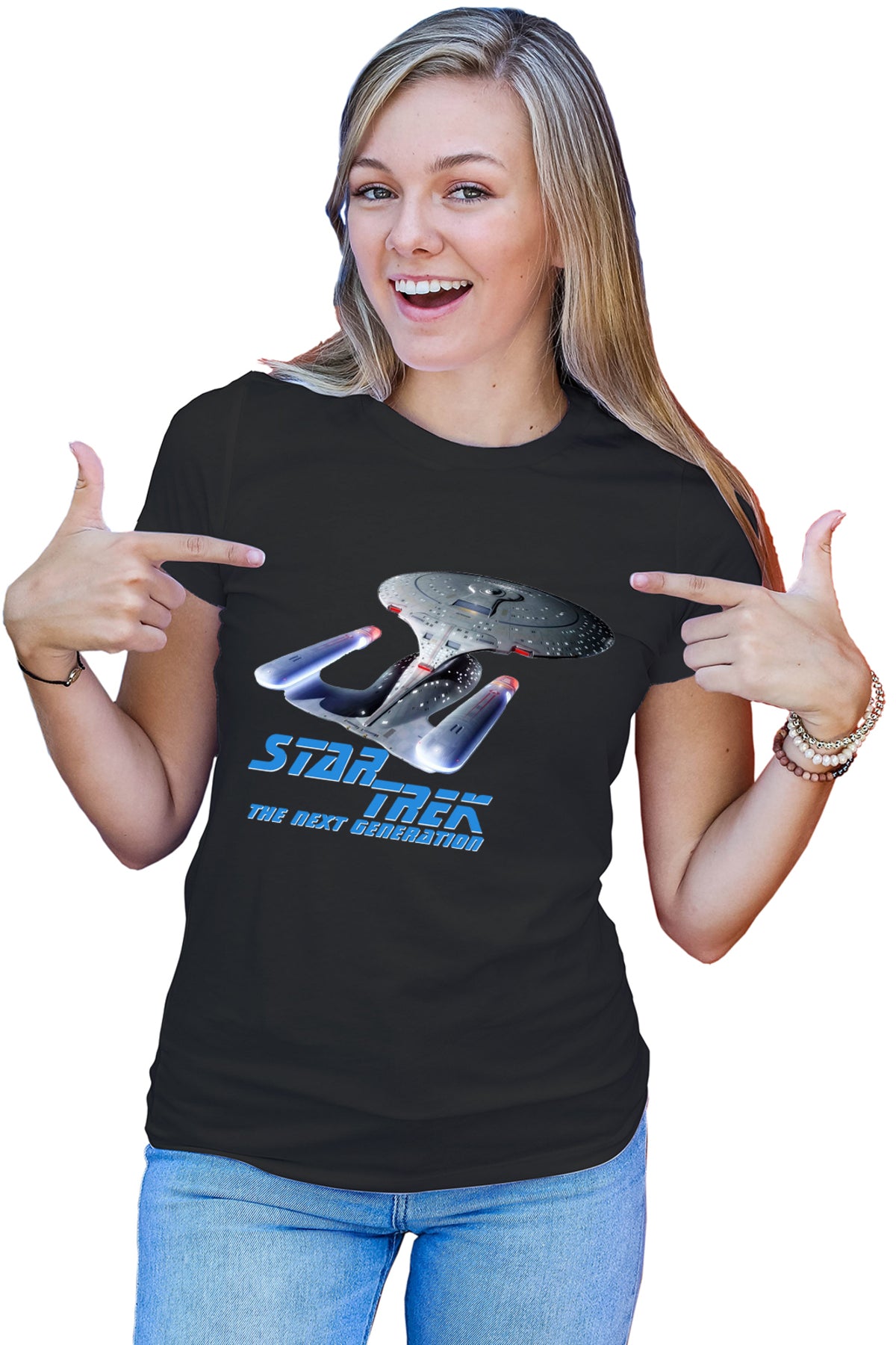 Tricou dama Star Trek The Next Generation Enterprise Adventure