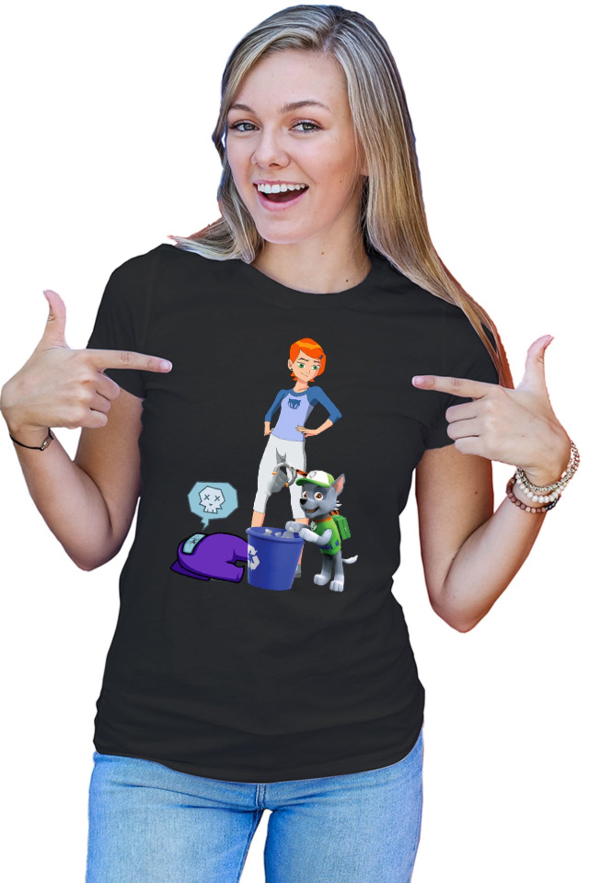 Tricou dama Paw Patrol Recycle Dog Ben10Among