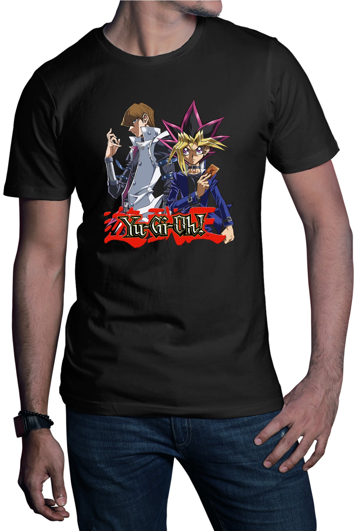 Tricou barbati Yu Gi Oh Mutou Seto Animeuri Mangas Optifine