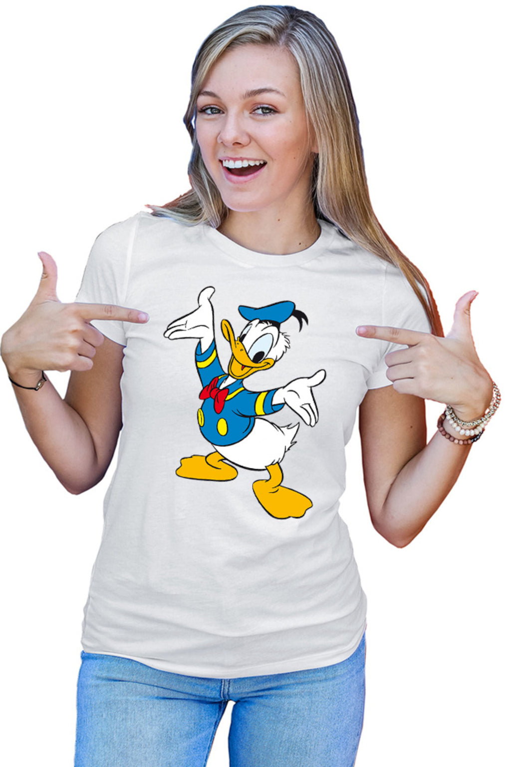 Tricou dama Donald Duck Sailor Happy Cartoon Children