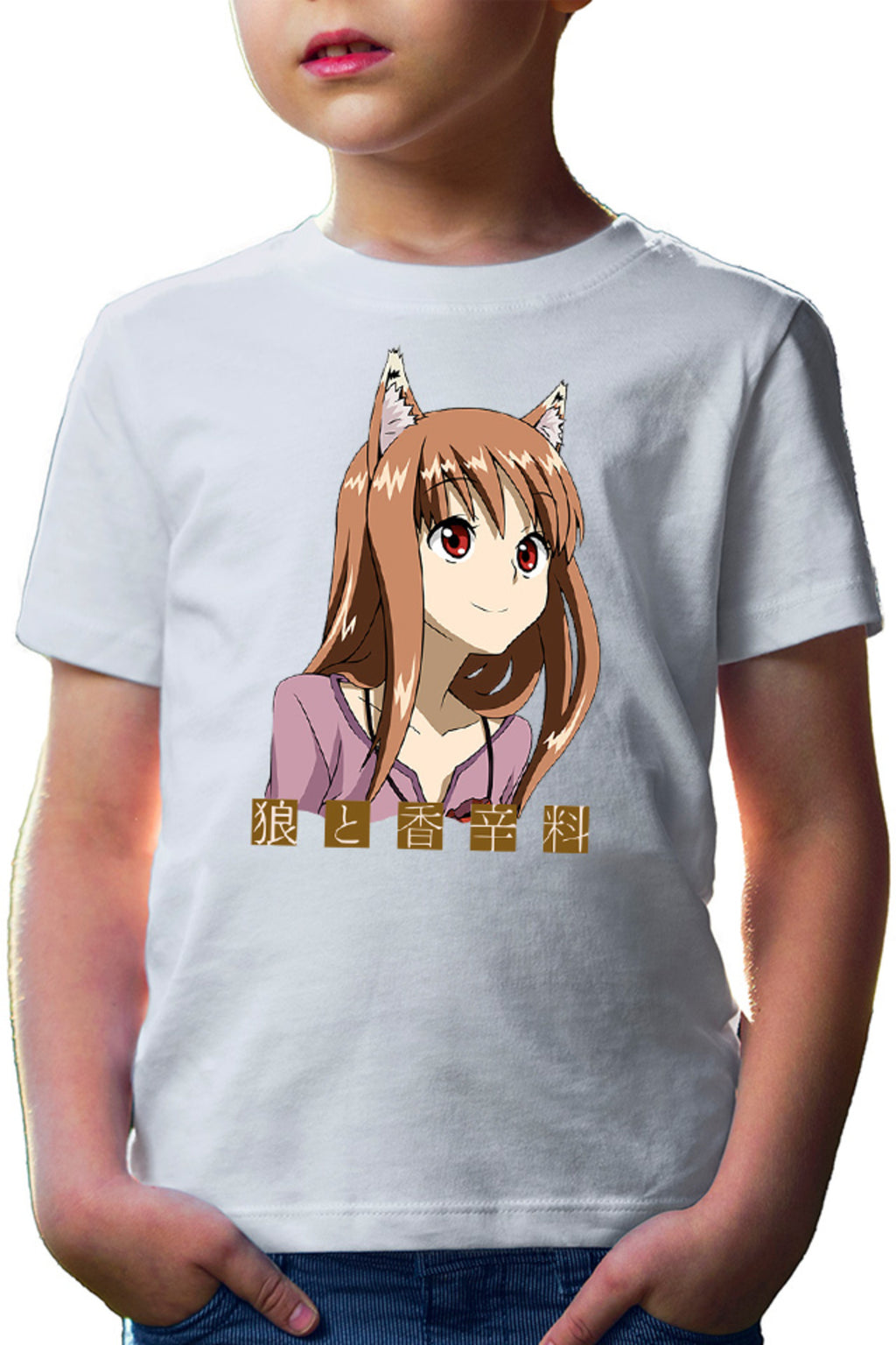 Tricou copii Spice And Wolf Holo Small Fox Furry Funimation