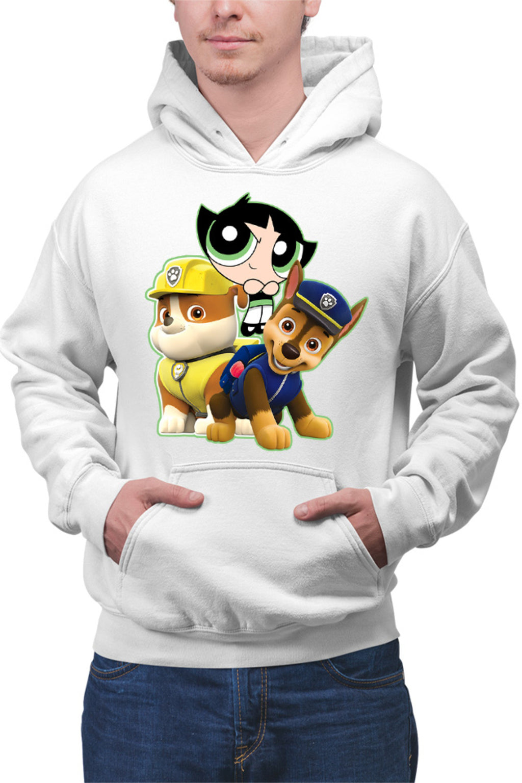 Hanorac barbati Paw Patrol Buttercup Powerpuff Girls Police Pup