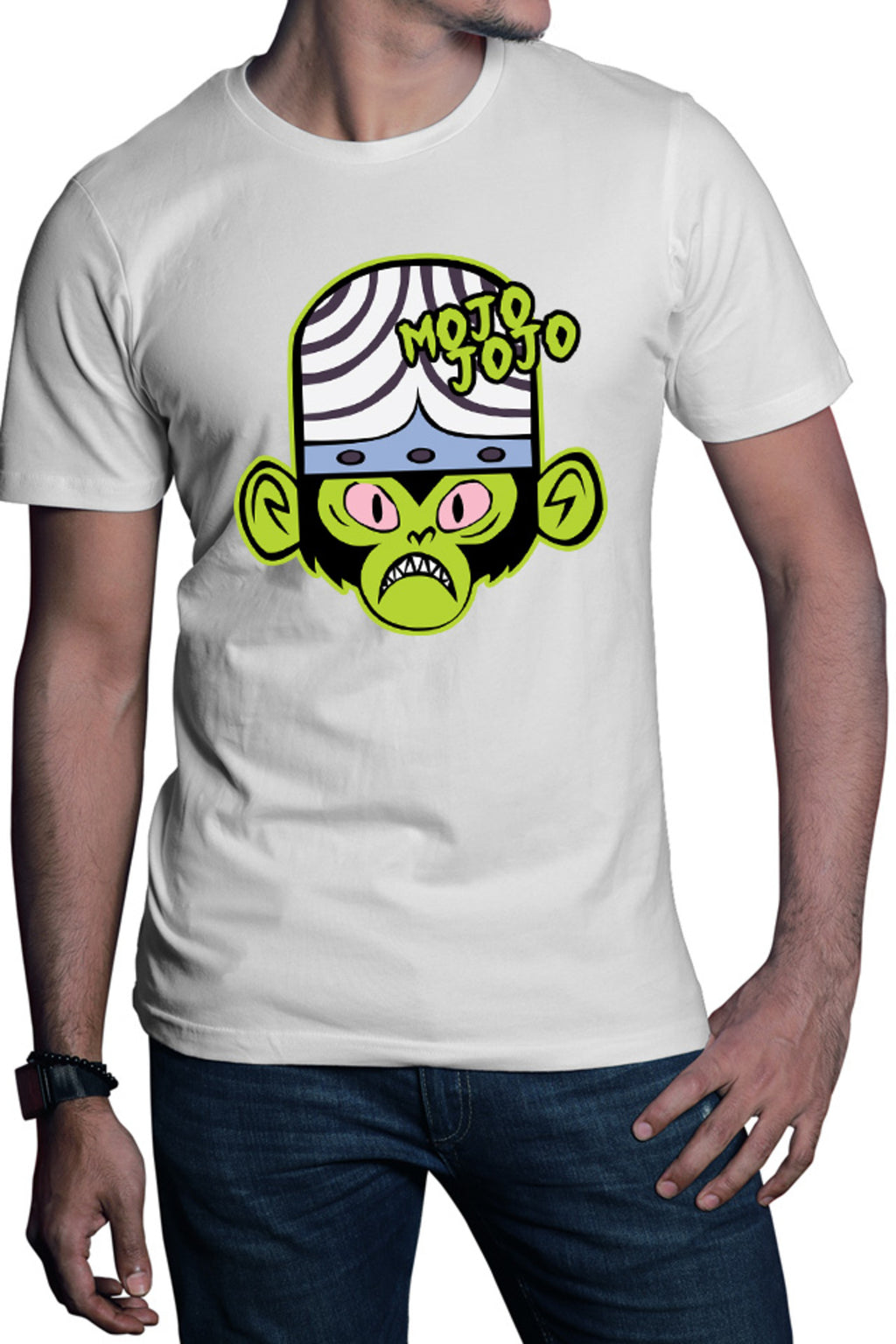 Tricou barbati The Powerpuff Girls Mojo Jojo Monkey
