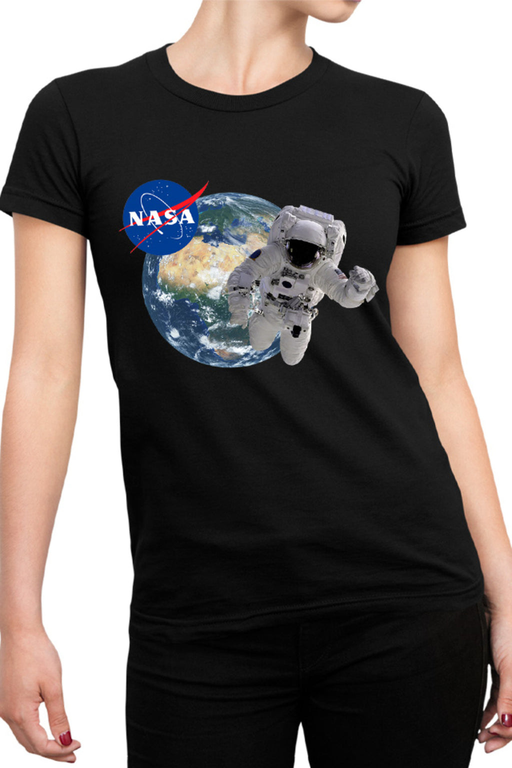 Tricou dama NASA Astronaut Earth Planet Universe