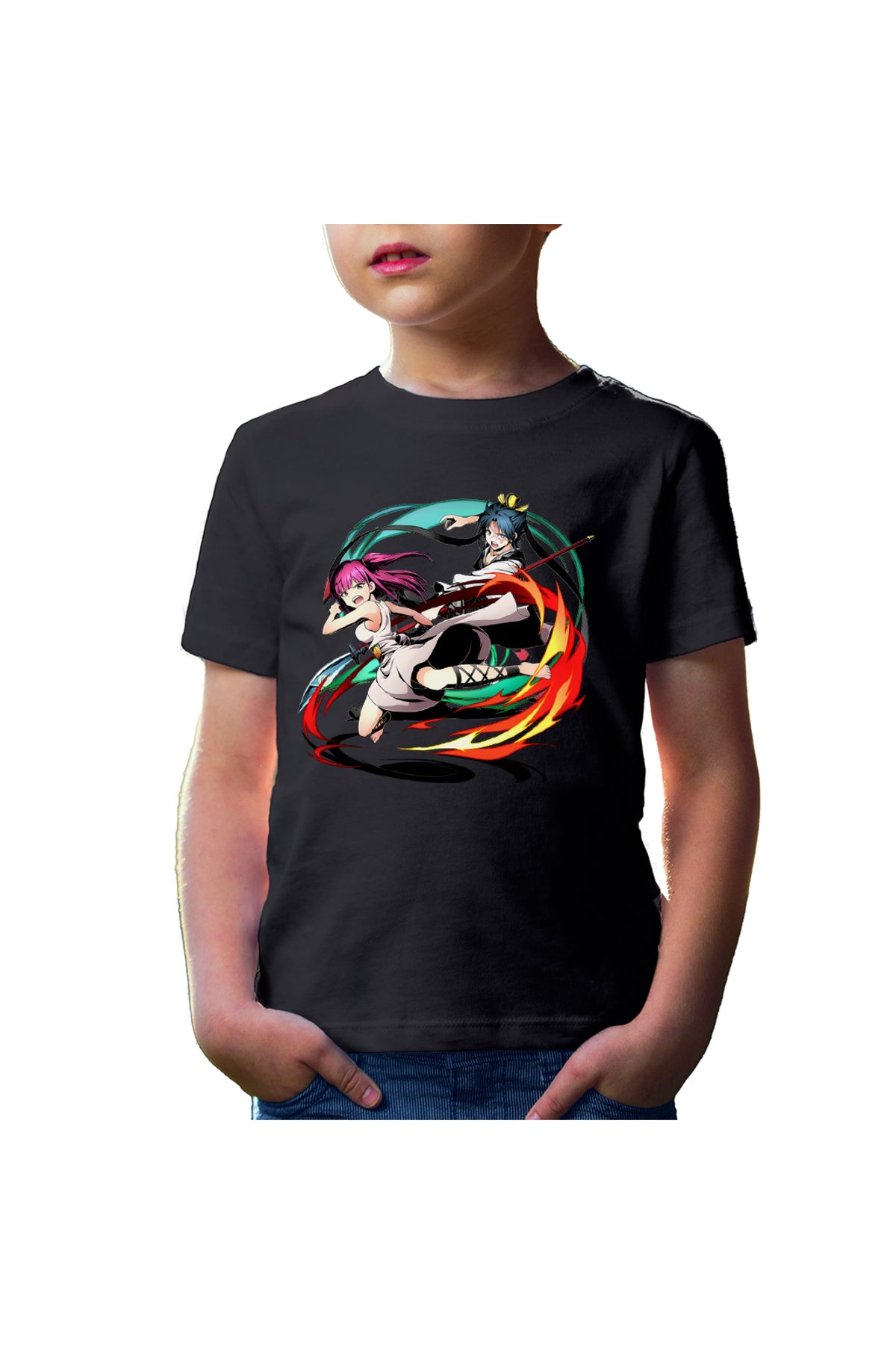 Tricou copii Magi The Labyrinth of Magic Animeuri Fight Hakuryuu