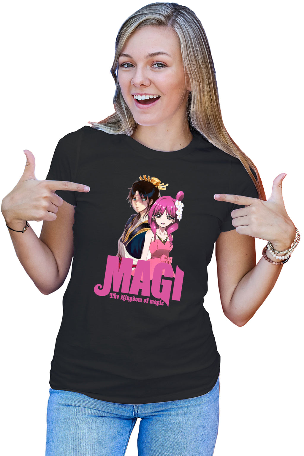 Tricou dama Magi The Labyrinth of Magic Morgiana Hakuryuu Party