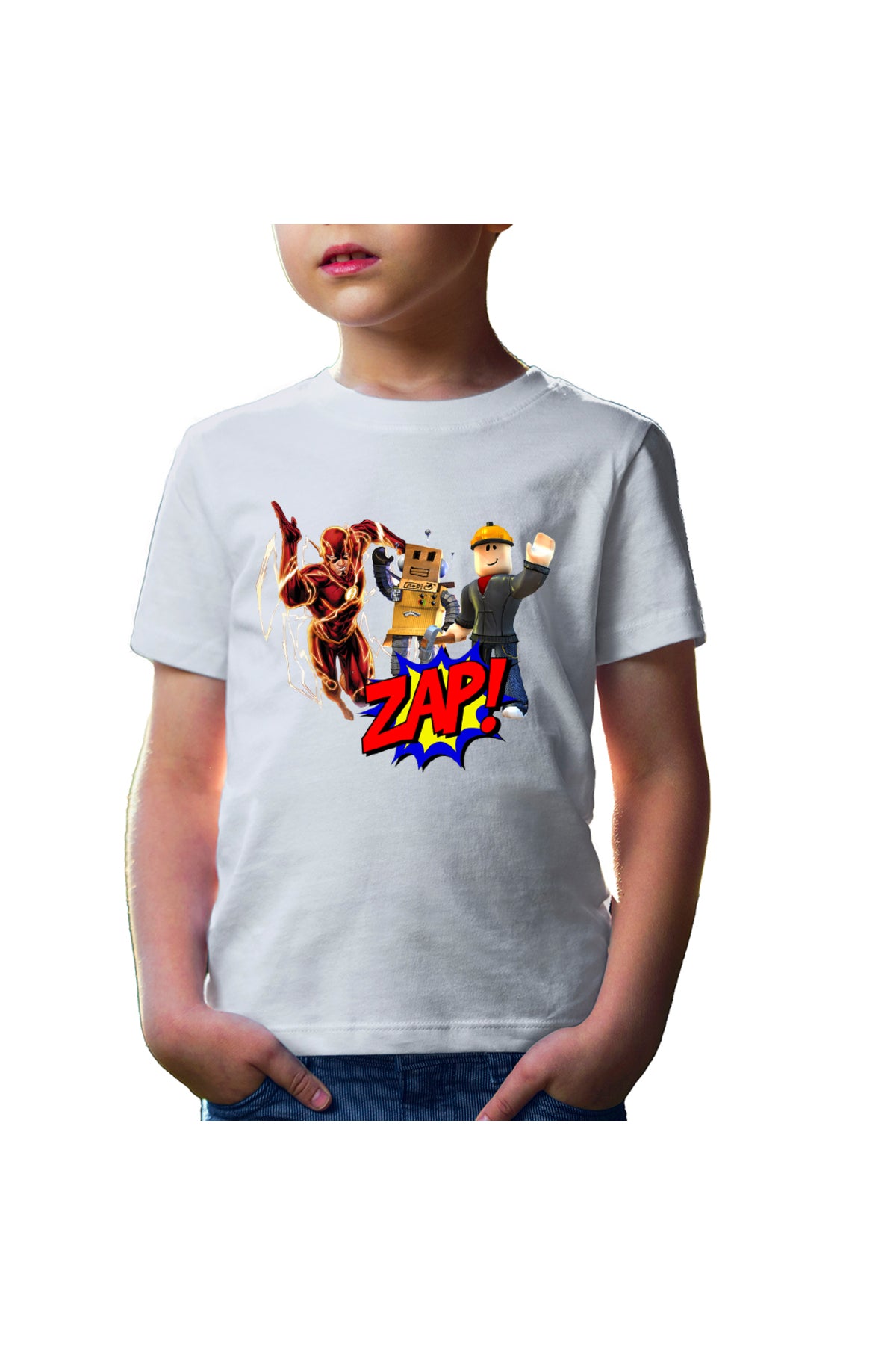 Tricou copii The Flash Roblox Studio Platforme Desene