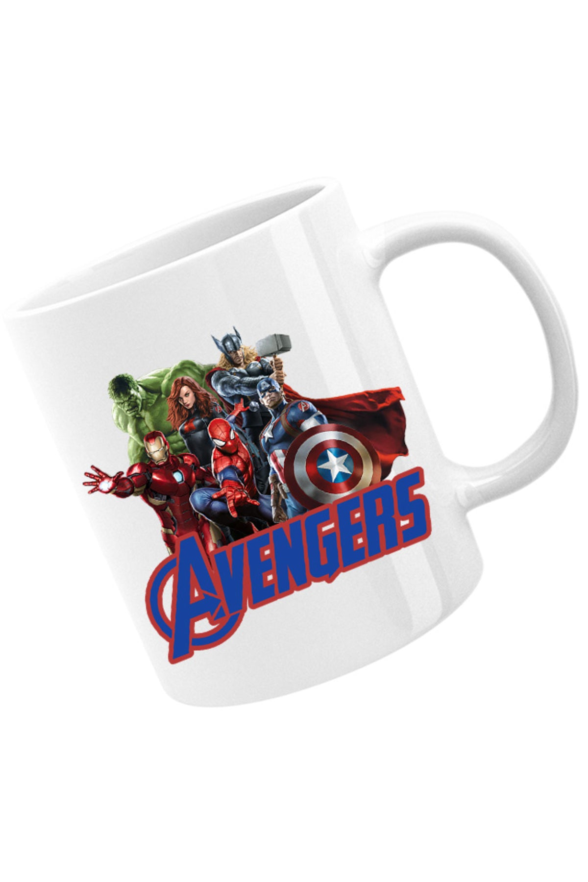 Cana Thor Avangers Group Spiderman Ally Hero Marvel DC Comedy, alba, 330 ml