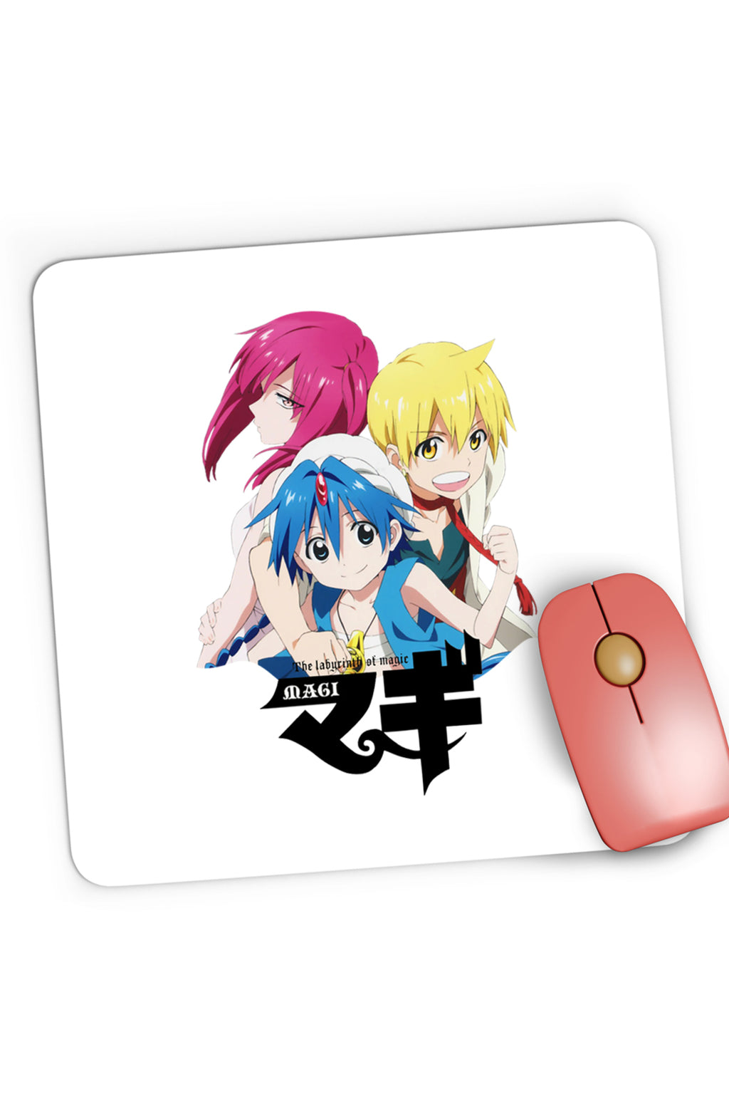 Mousepad Gaming Magi The Labyrinth of Magic Wonder Red Hair Sad, 21x19 cm