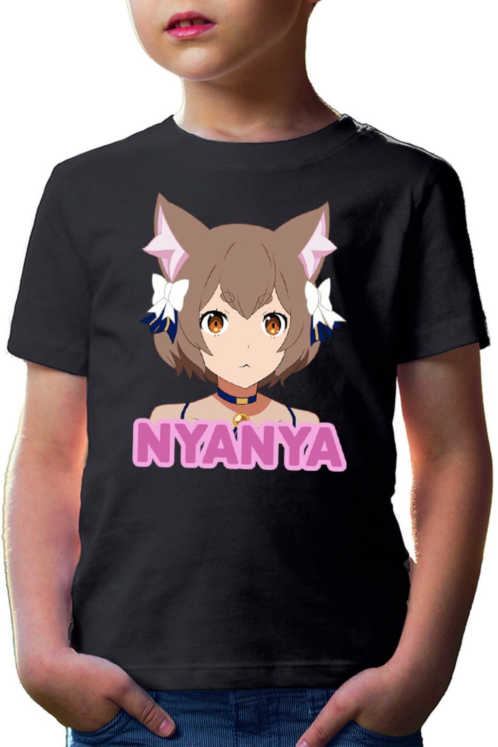 Tricou copii Re Zero Felix Cat Nya Kawaii Magic Youtube