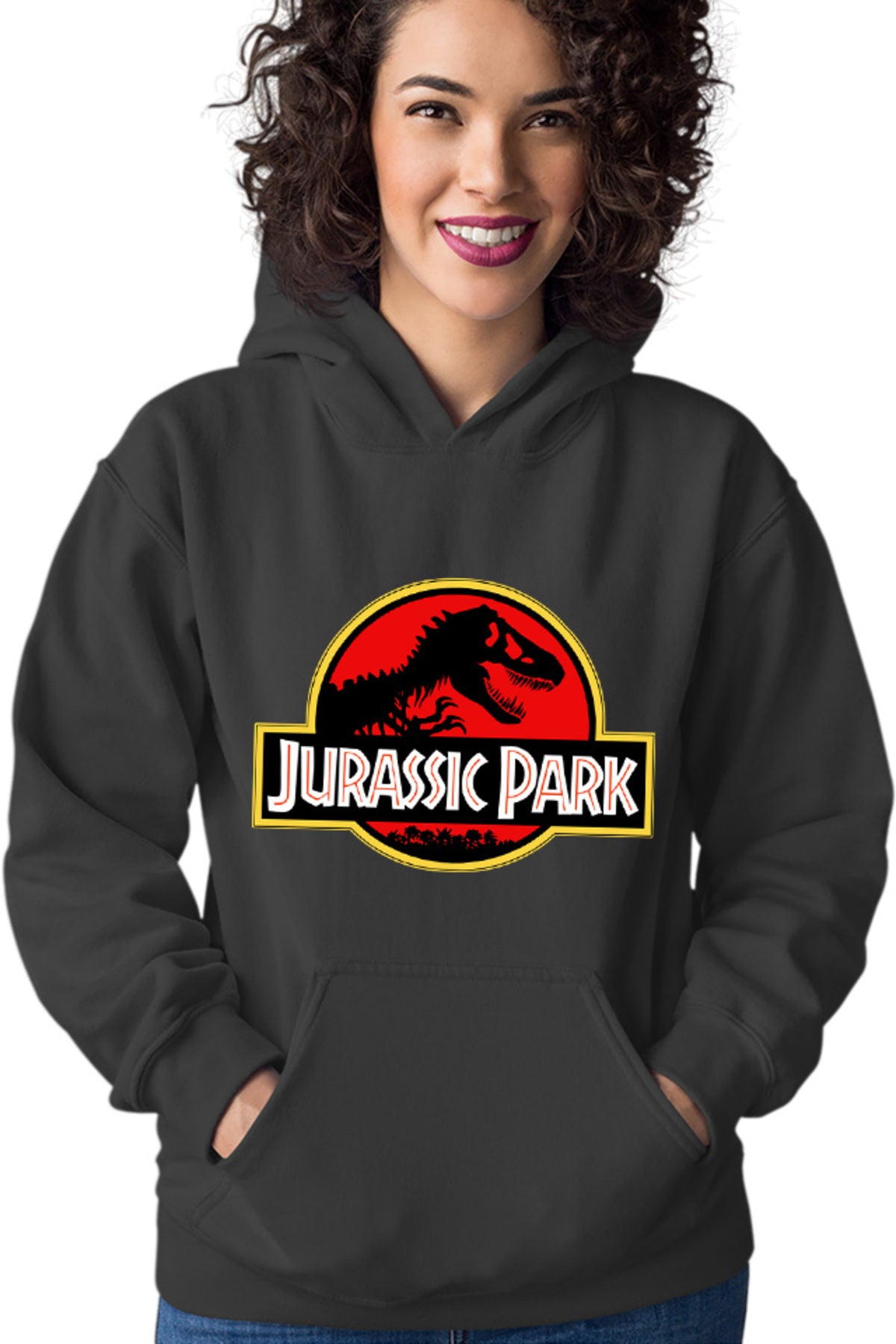 Hanorac dama Jurassic Park Logo Dinossaurs