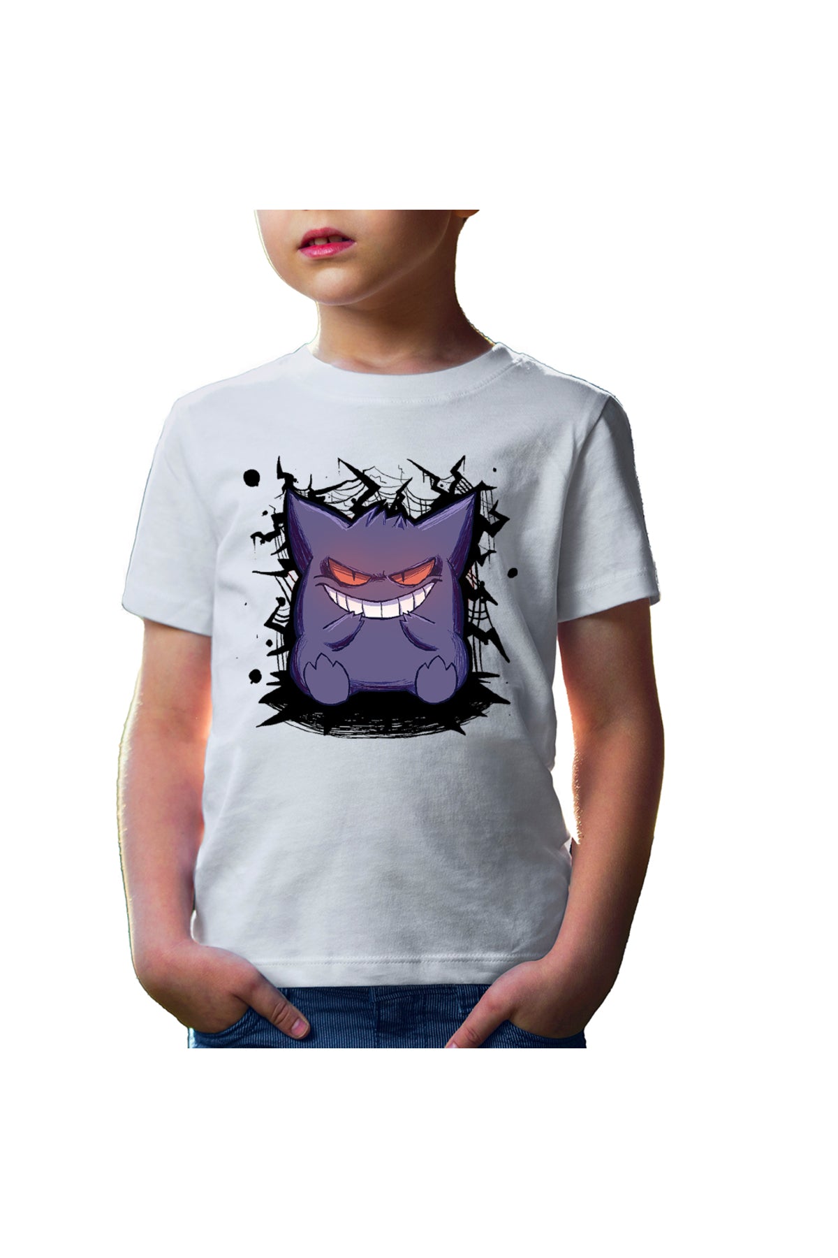 Tricou copii Yu Gi Oh Latias Gengar Pokemon Trading Card