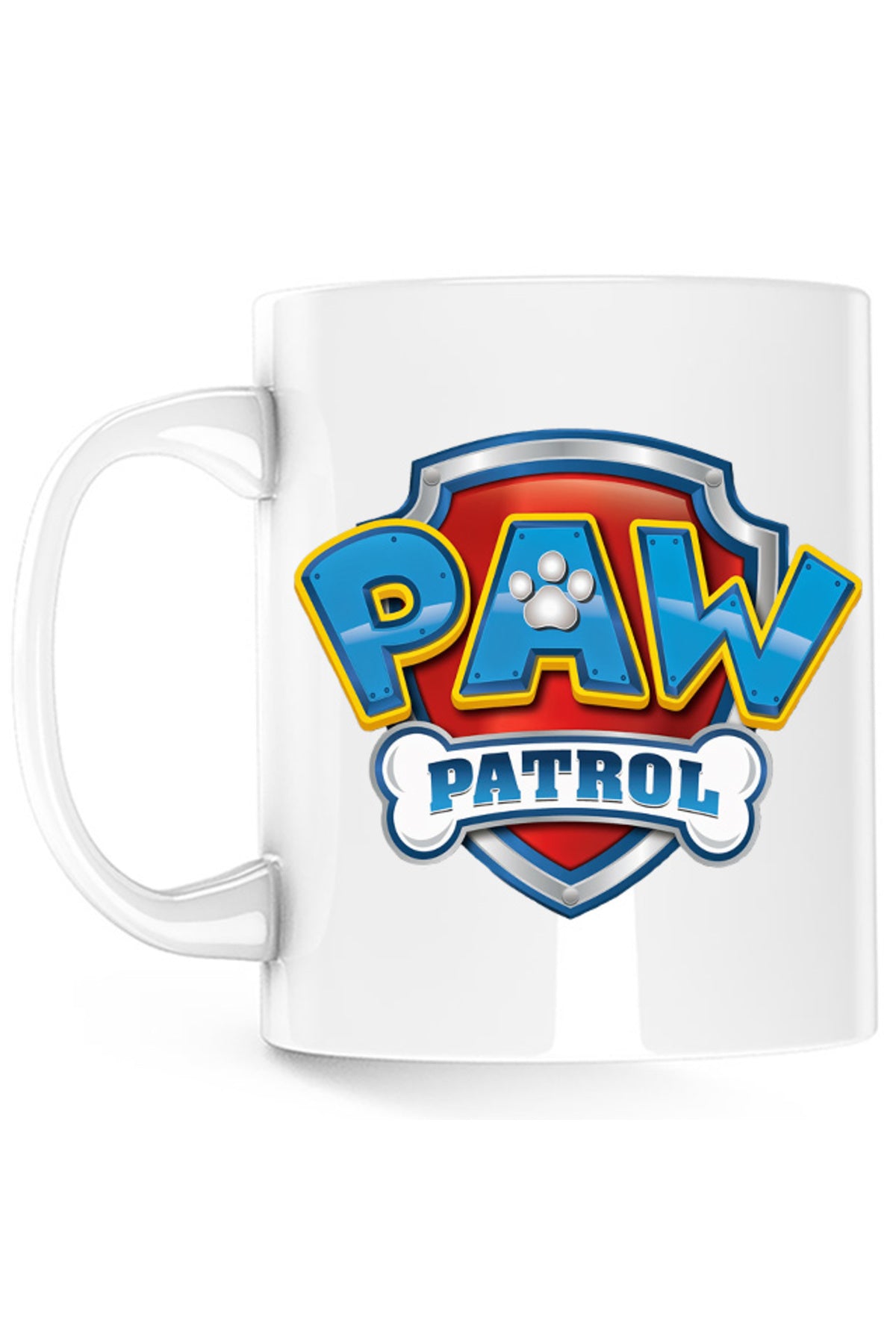 Cana Paw Patrol Logo Disney Dogs Protect Humans, alba, 330 ml