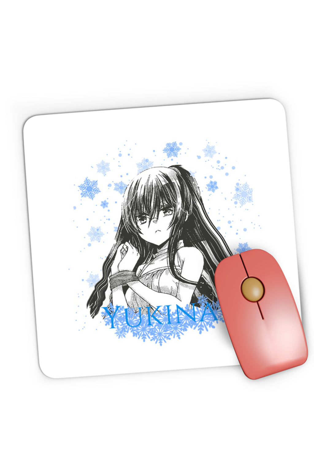 Mousepad Gaming Missions of Love Yukina Snow Tied Love Conflict Shoujo Moe, 21x19 cm