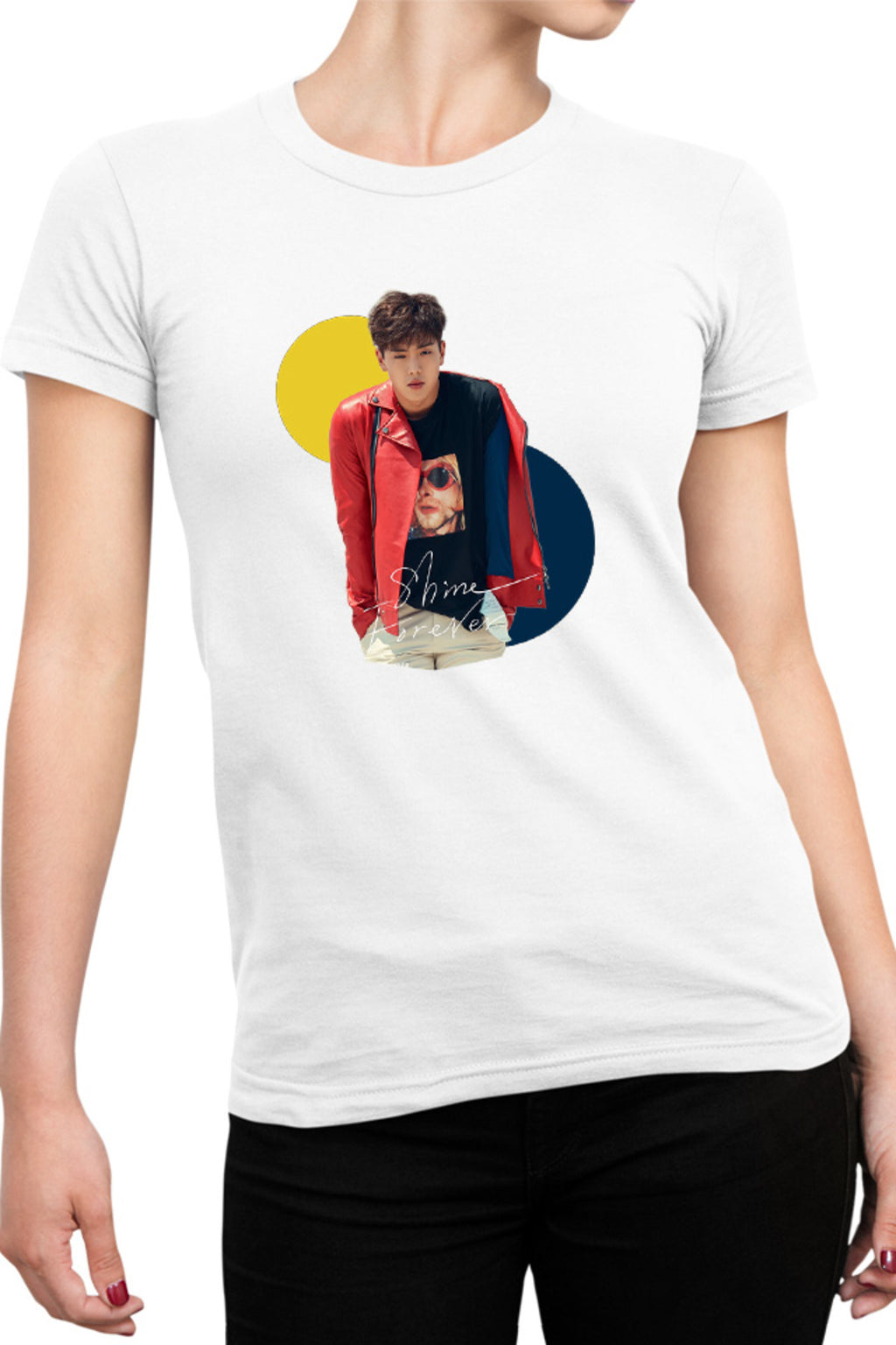 Tricou dama MonstaX Shine Forever Cold Weather Idol K-Pop Origins
