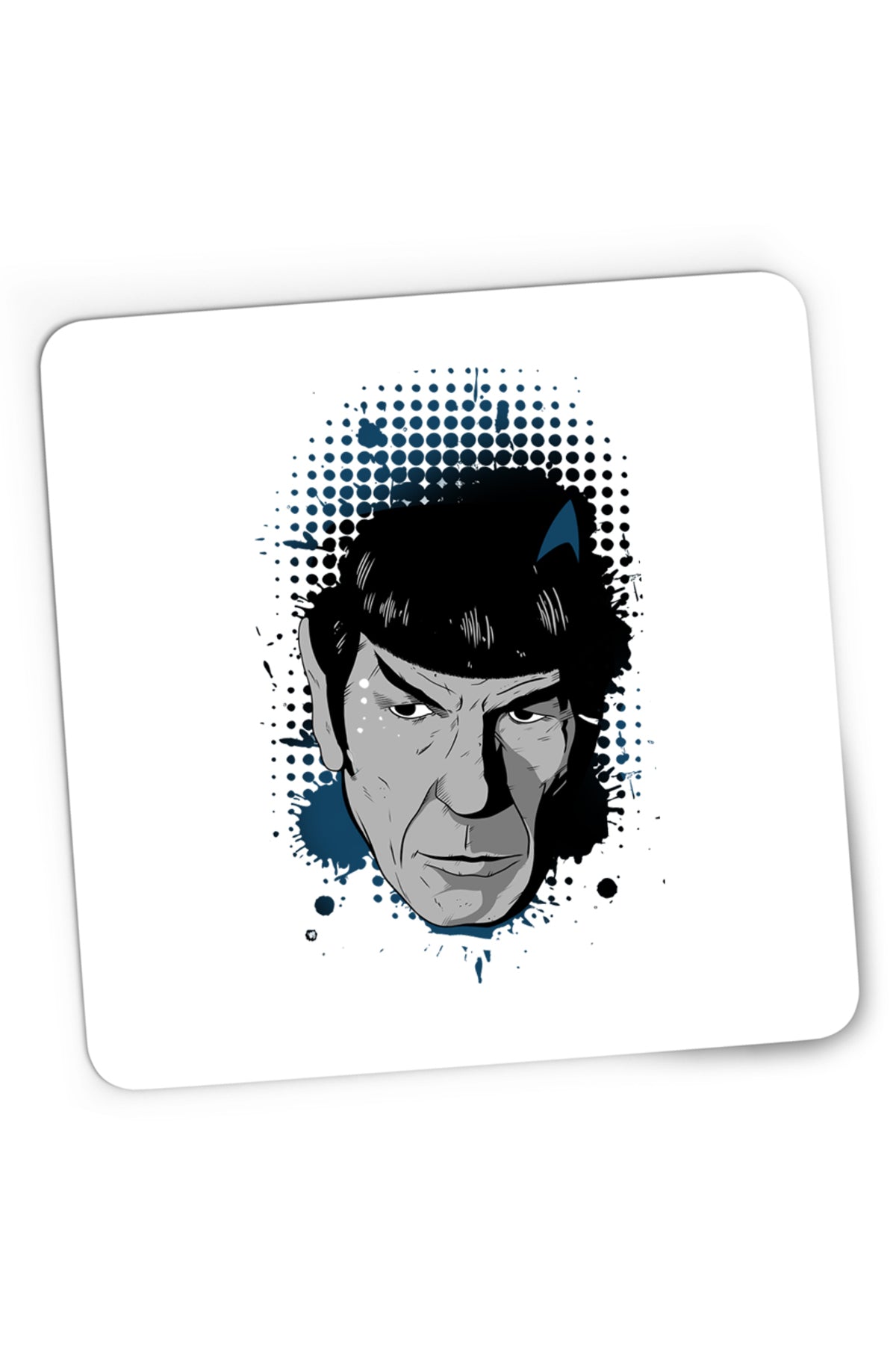Mousepad Gaming Star Trek Spock Picard Dincolo de Infinit, 21x19 cm