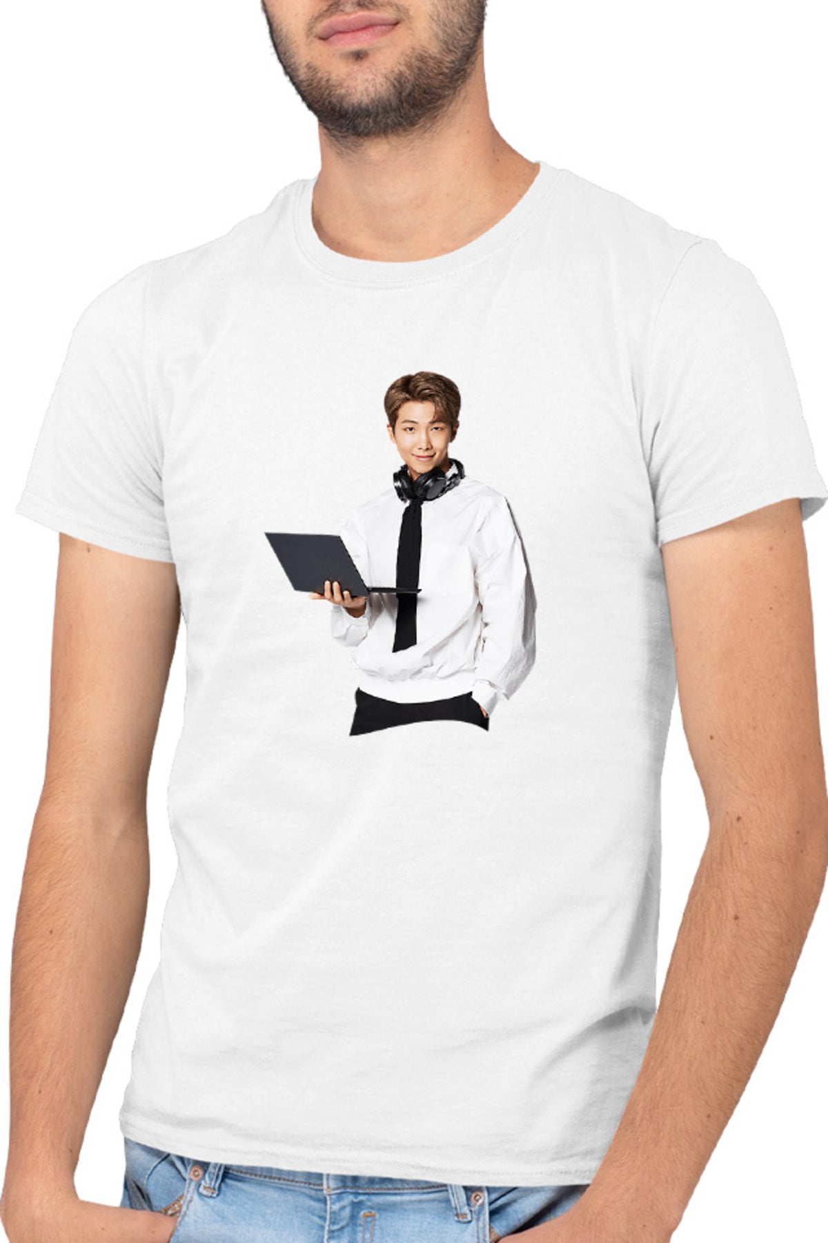 Tricou barbati BTS Kim Nam-joon RM Rapper Main Smart Disastrous