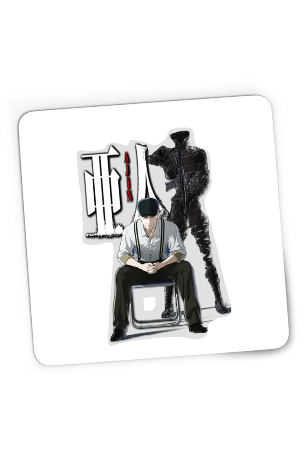 Mousepad Gaming Ajin Satou Longevity Mature Horror, 21x19 cm
