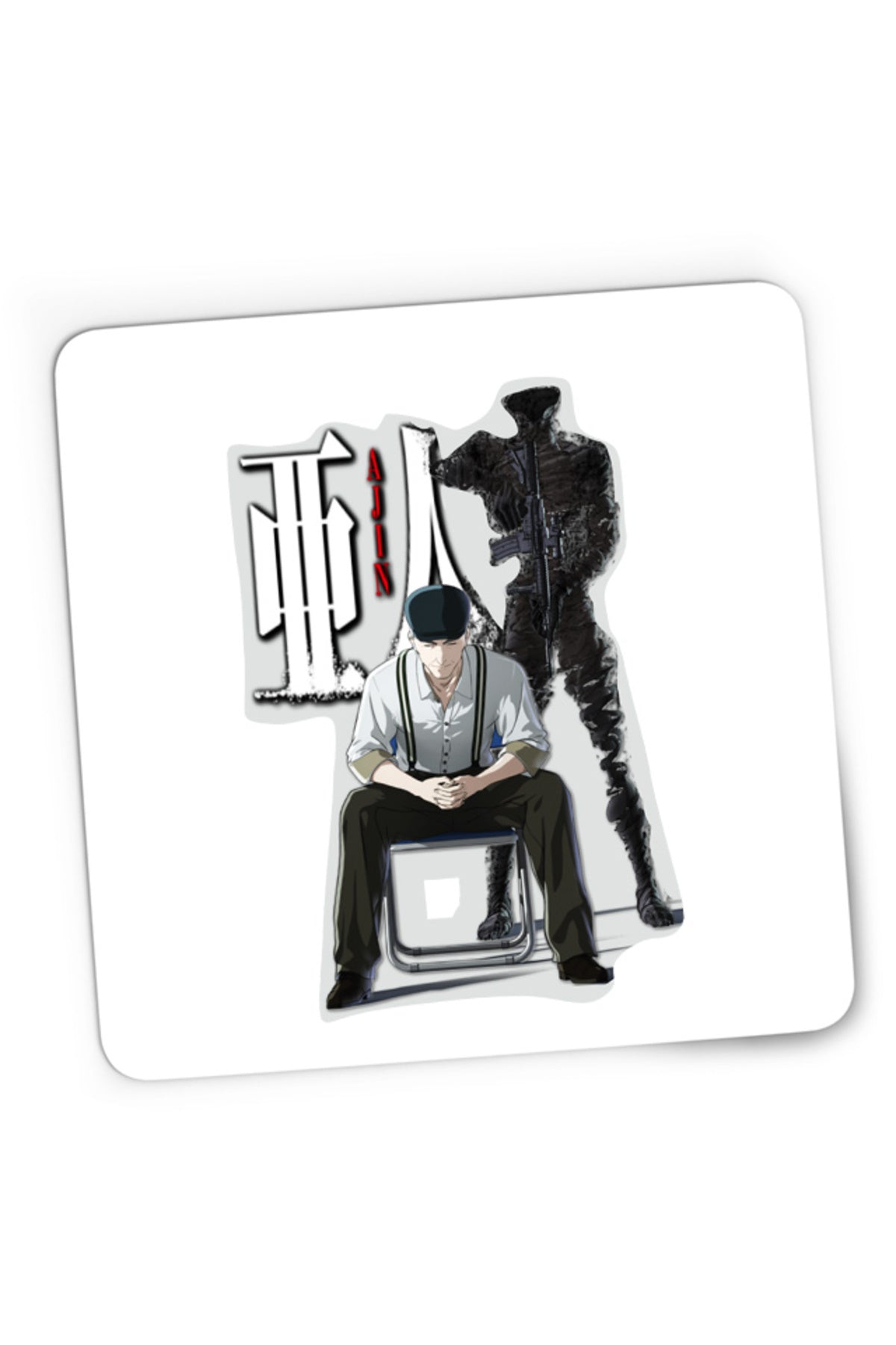 Mousepad Gaming Ajin Satou Longevity Mature Horror, 21x19 cm