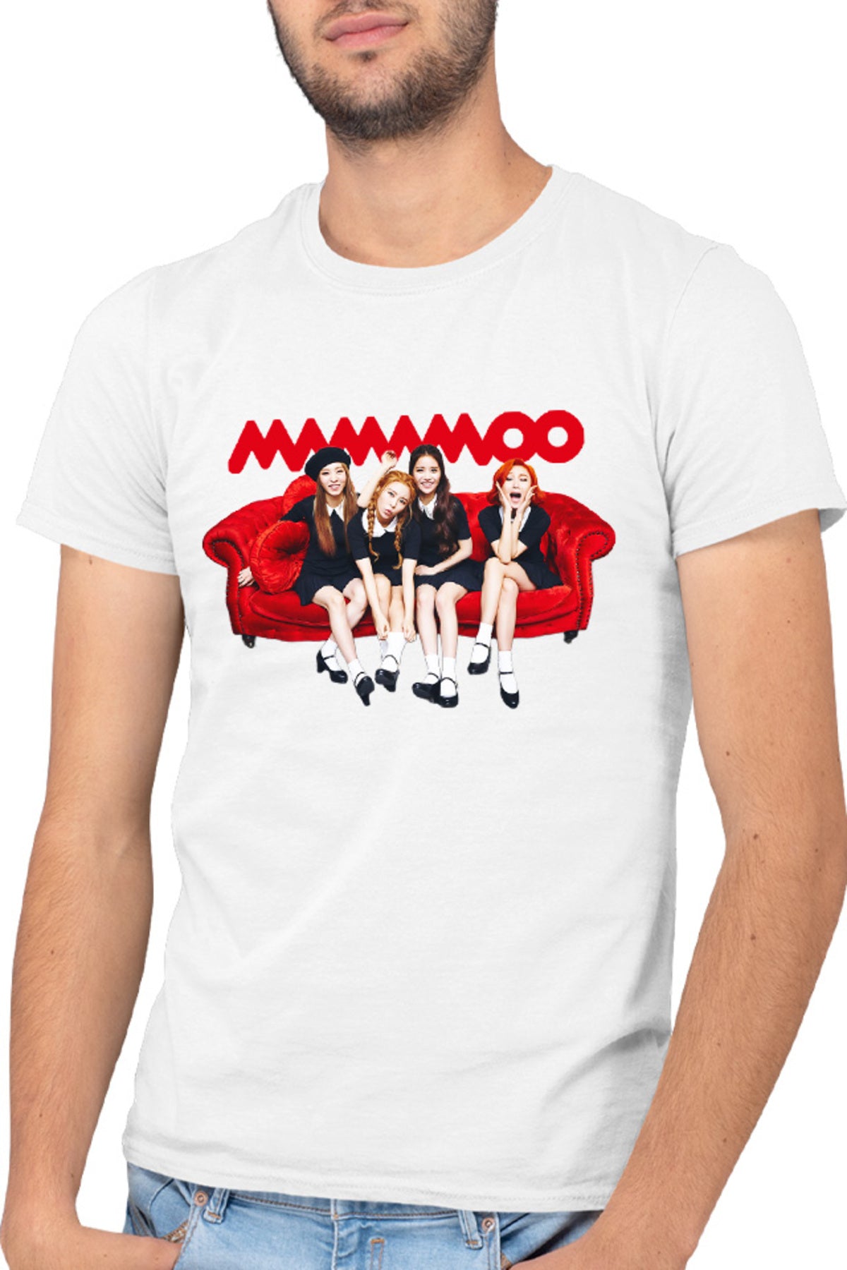 Tricou barbati Mamamoo Sofa Student Concept Photo Idol K-Pop