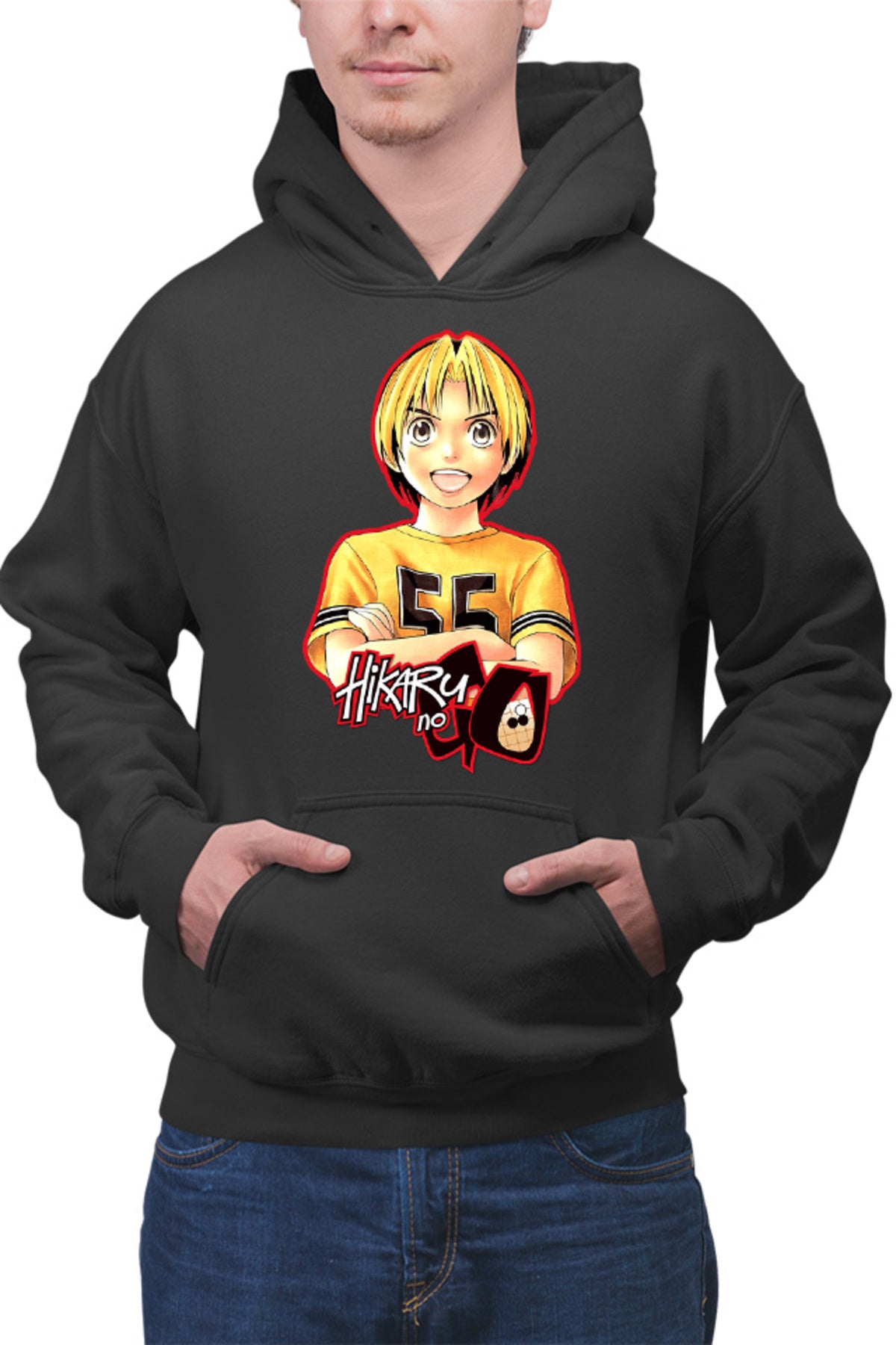 Hanorac barbati Hikaru no Go Mind Game Anime Otaku Takeshi Obata