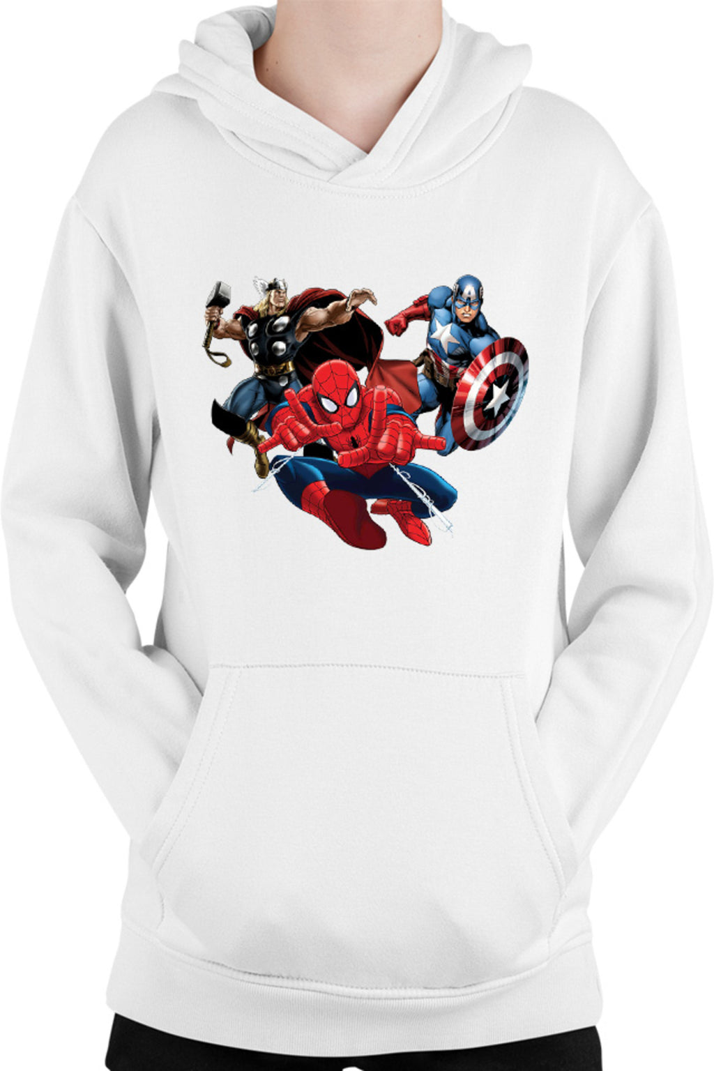 Hanorac copii Spiderman Captain America Thor Fly Hero Cool