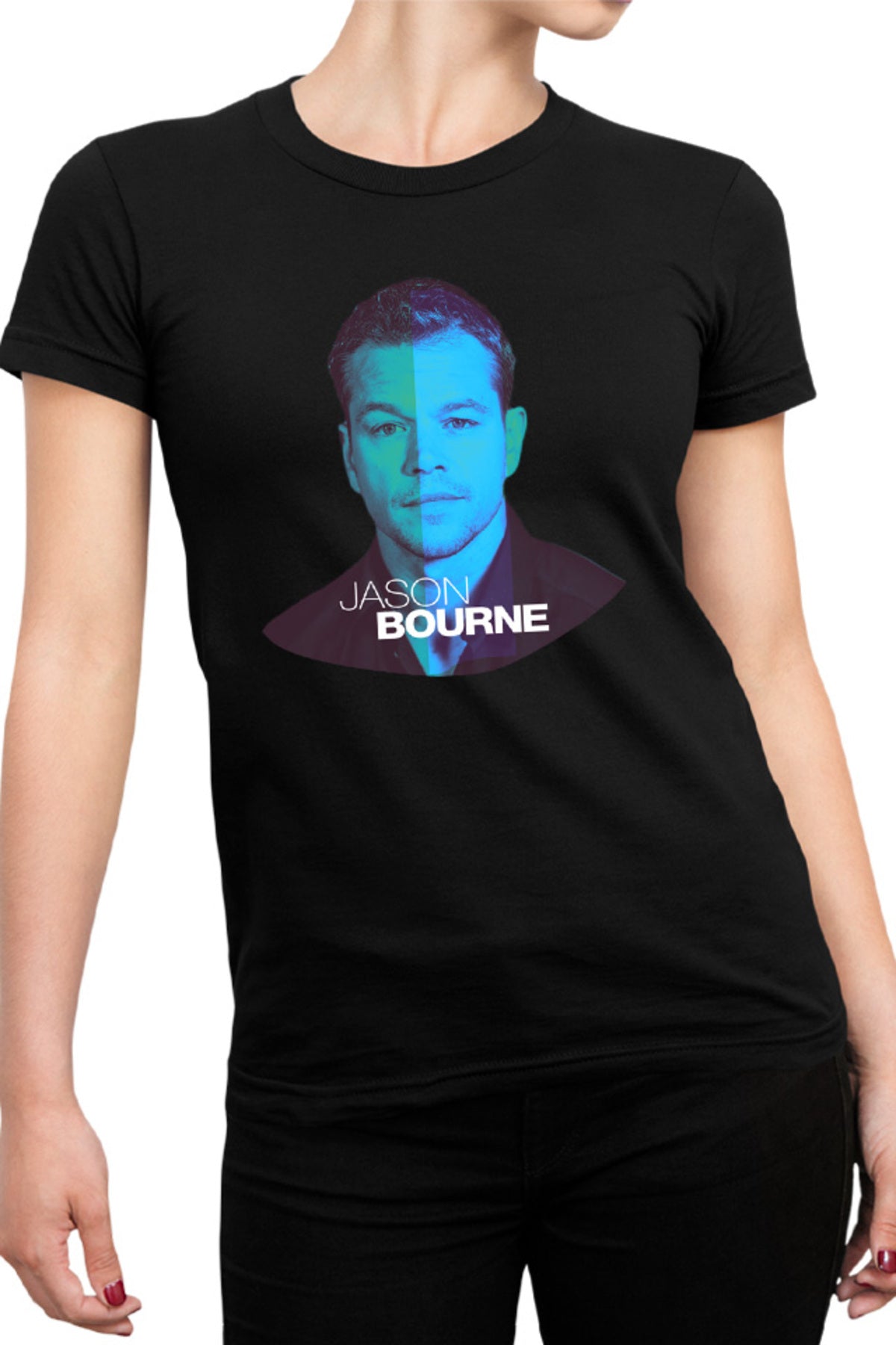 Tricou dama Bourne Portret Cool Men Detective Police