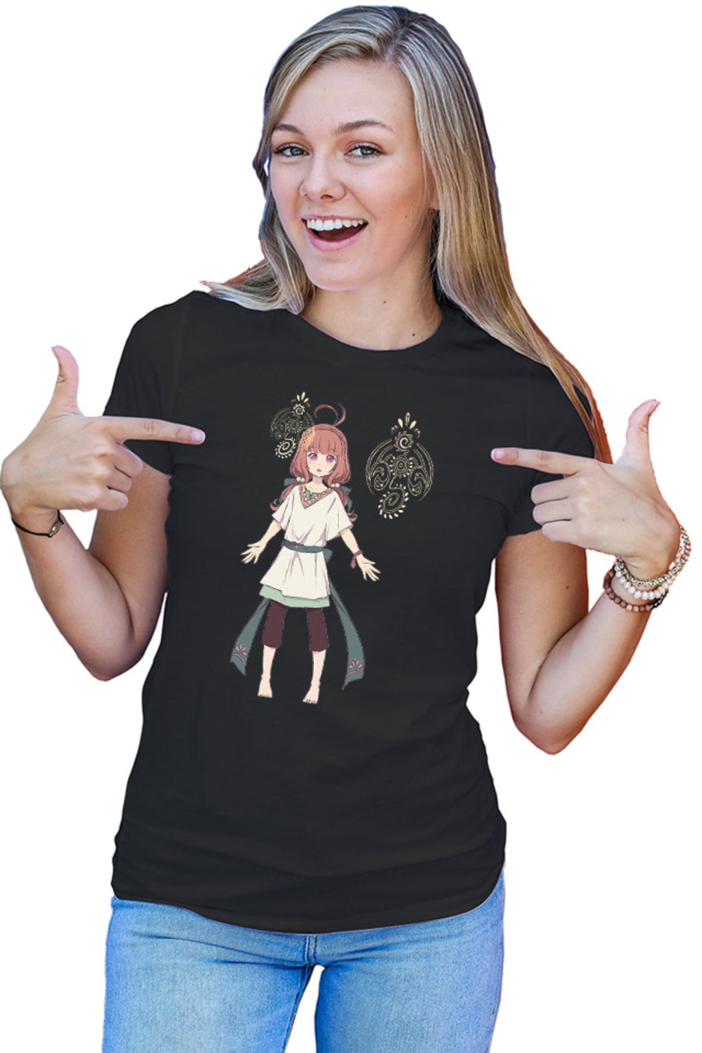 Tricou dama Children of the Whales Super Powers Anime
