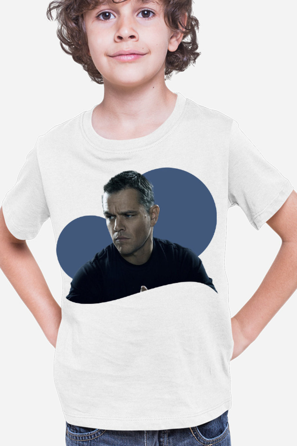 Tricou copii Bourne New Movie Actor Solve Problems Genius Smart