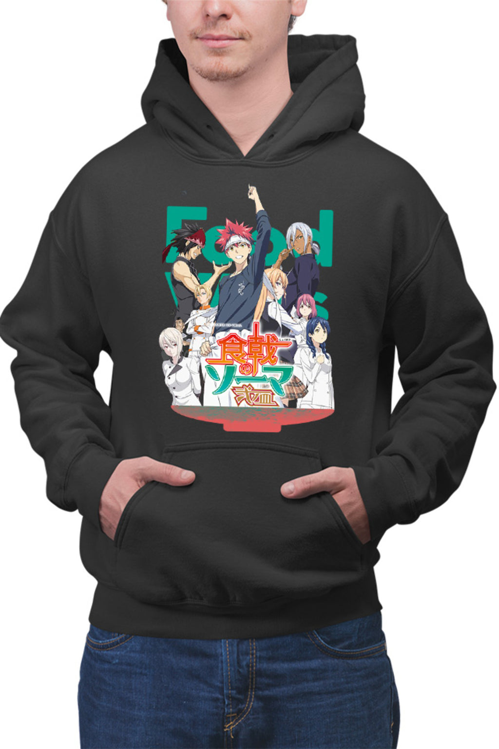 Hanorac barbati Food Wars Group Photo Souma Megumi Alice Cookers Rivals