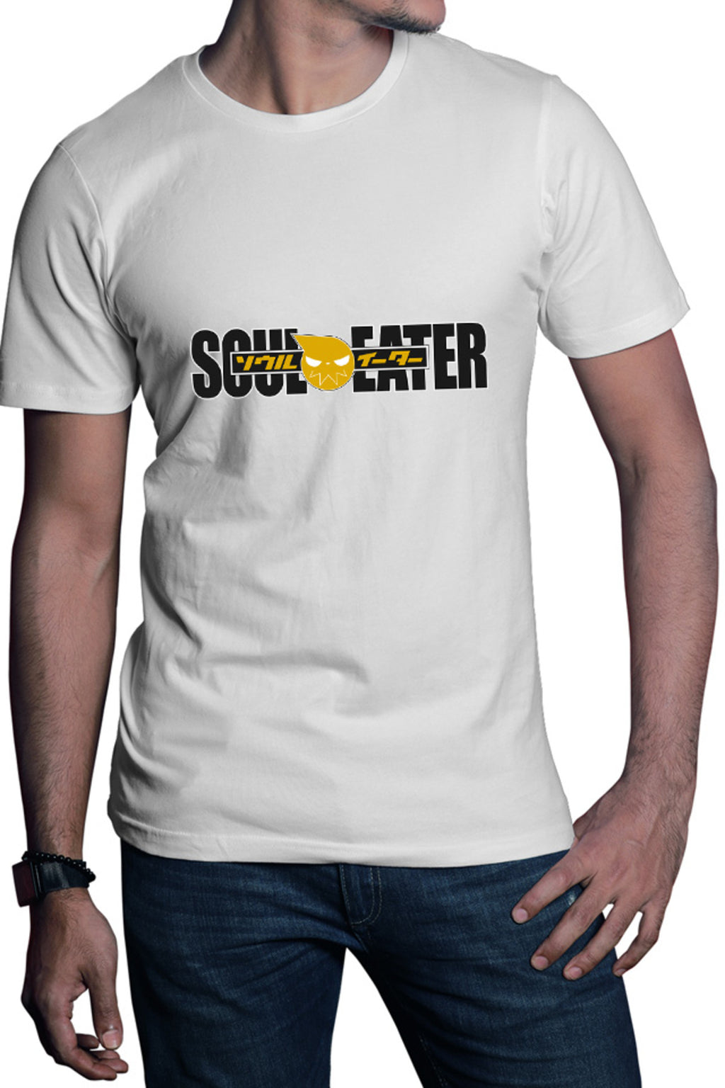 Tricou barbati Soul Eater Logo Anime Supranatural Action Shounen