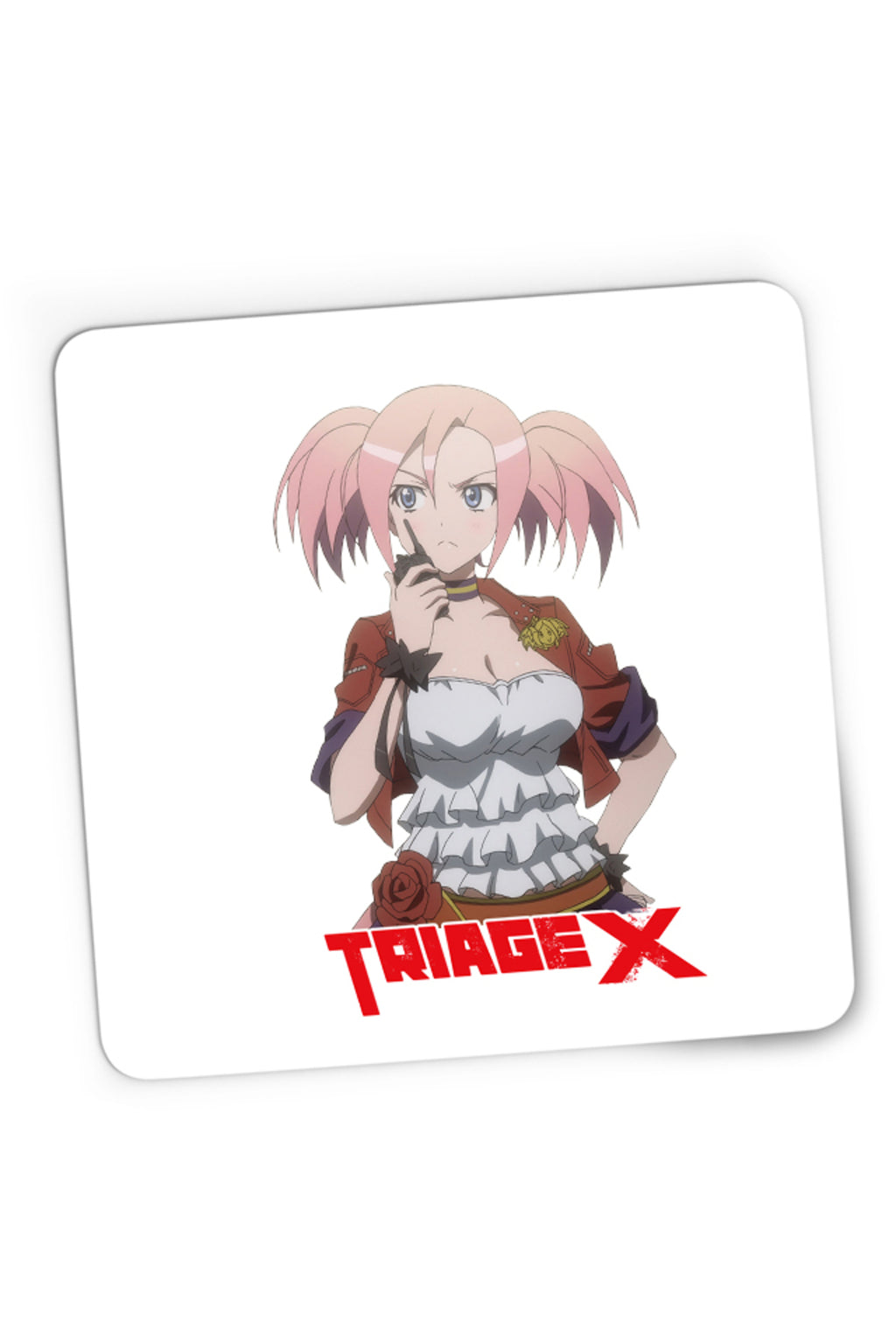 Mousepad Gaming Triage X Nishida Oriha Twins Manga Kawaii, 21x19 cm