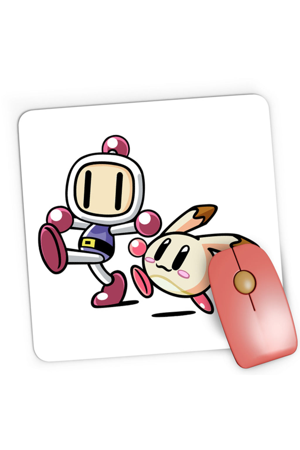Mousepad Gaming Bomberman Kirby Game Arcade 2D, 21x19 cm