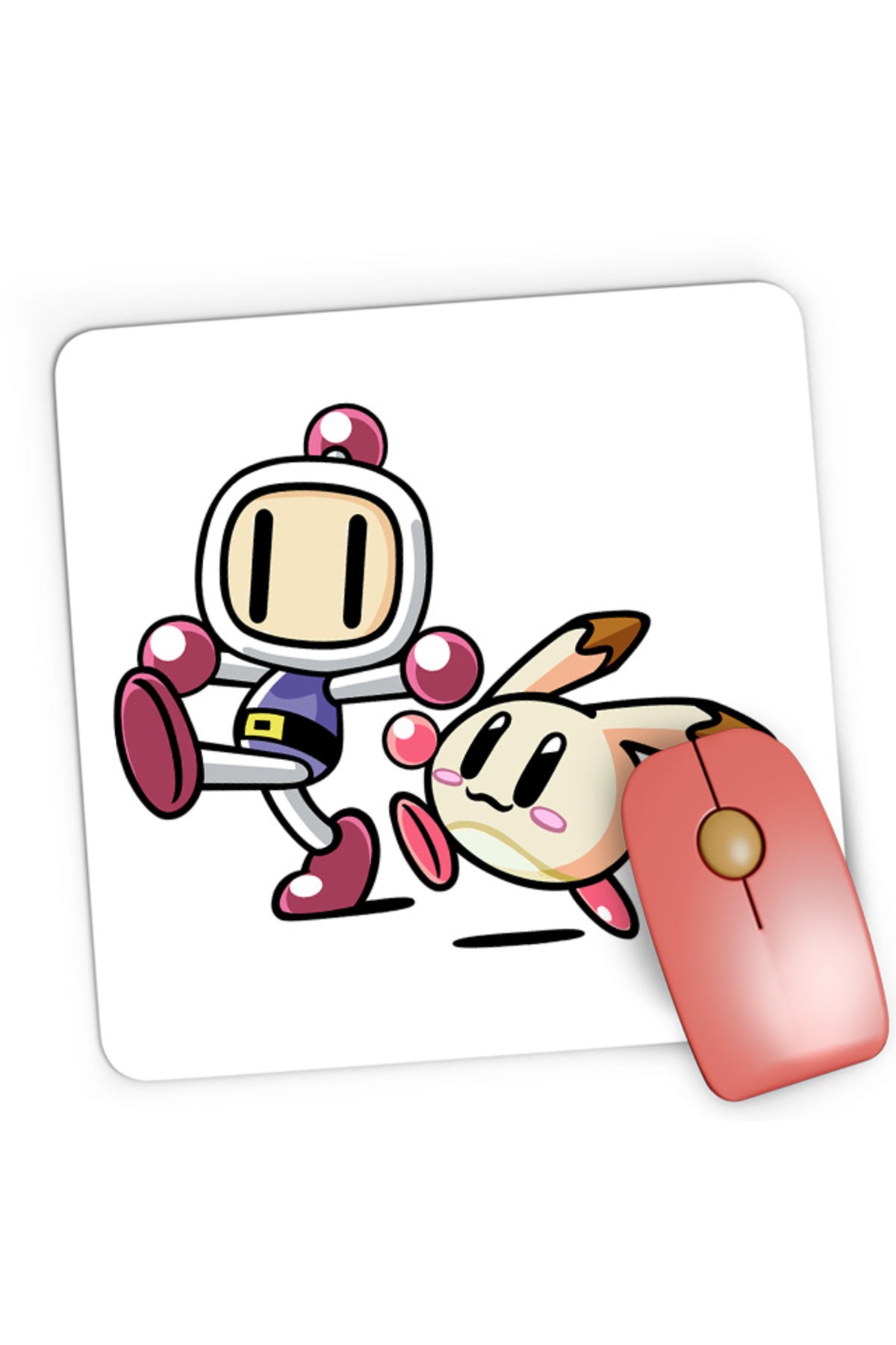 Mousepad Gaming Bomberman Kirby Game Arcade 2D, 21x19 cm