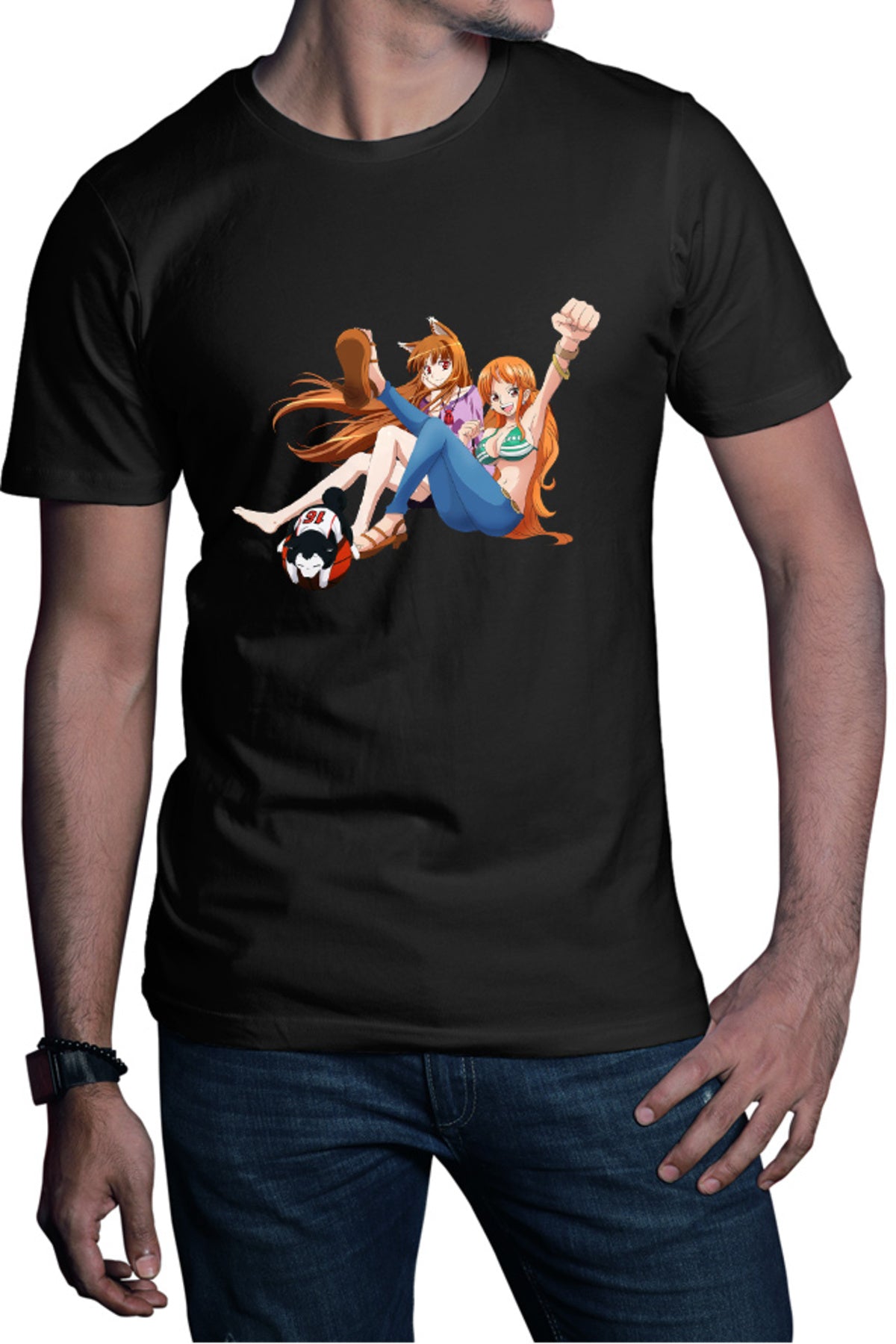 Tricou barbati Spice and Wolf Holo One Piece Kuroko no Basket