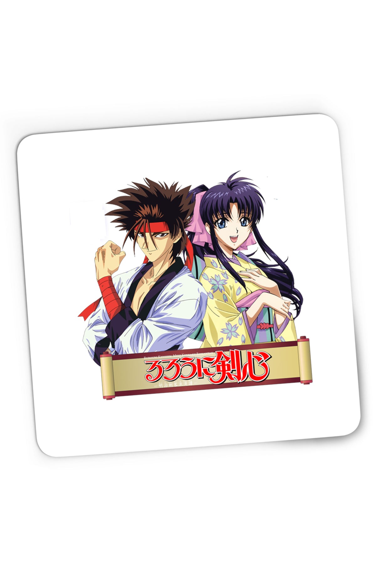 Mousepad Gaming Rurouni Sanosuke Kaori Nobuhiro Watsuki, 21x19 cm