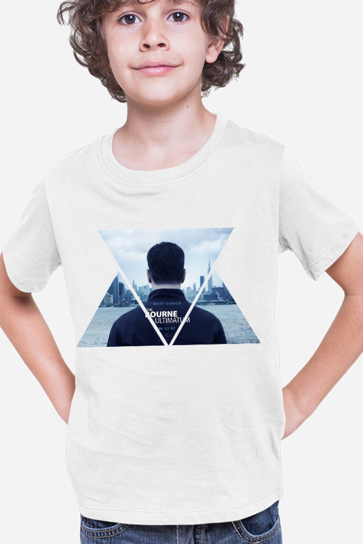 Tricou copii Bourne Triangle Movie American Country