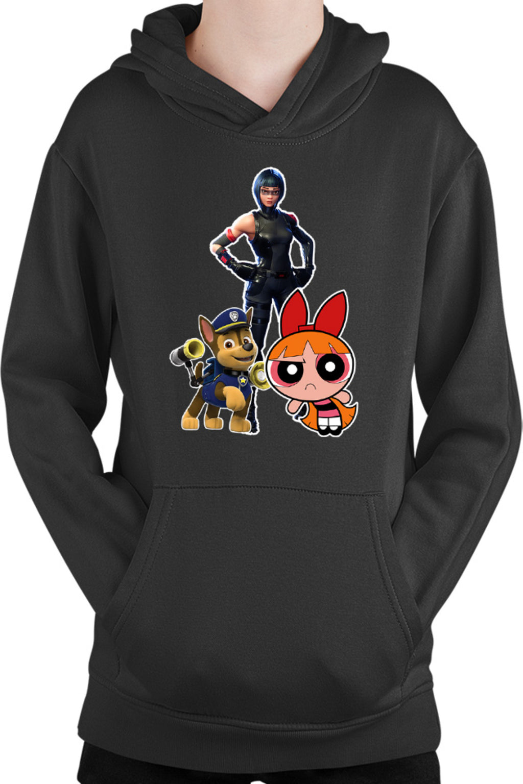 Hanorac copii Fortnite Panter Cat Costume Skin Powerpuff Girls